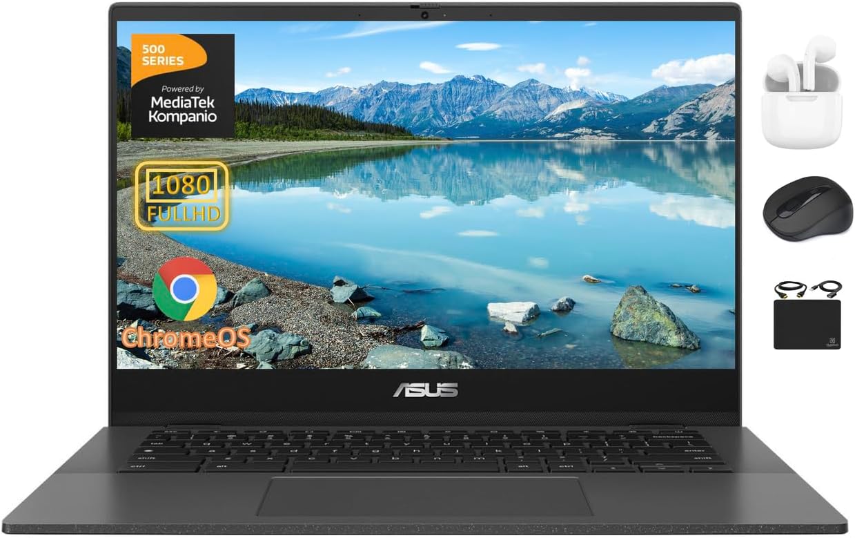 ASUS Chromebook Laptop Student Business 2024, 14