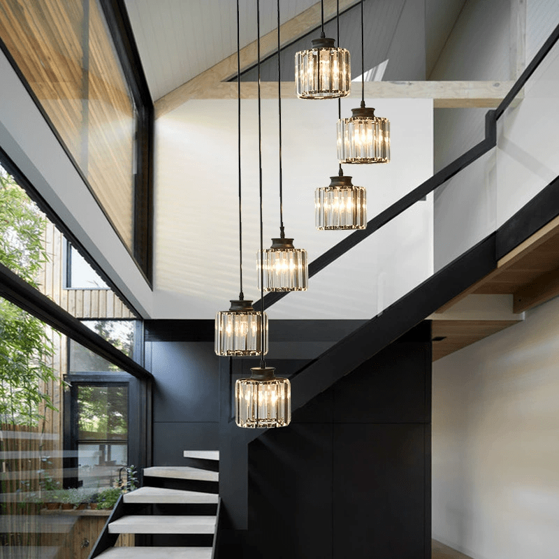 TrapLicht – Kristallen Vintage Chandelier – Stijlvol en Iconisch voor je Trappenhuis