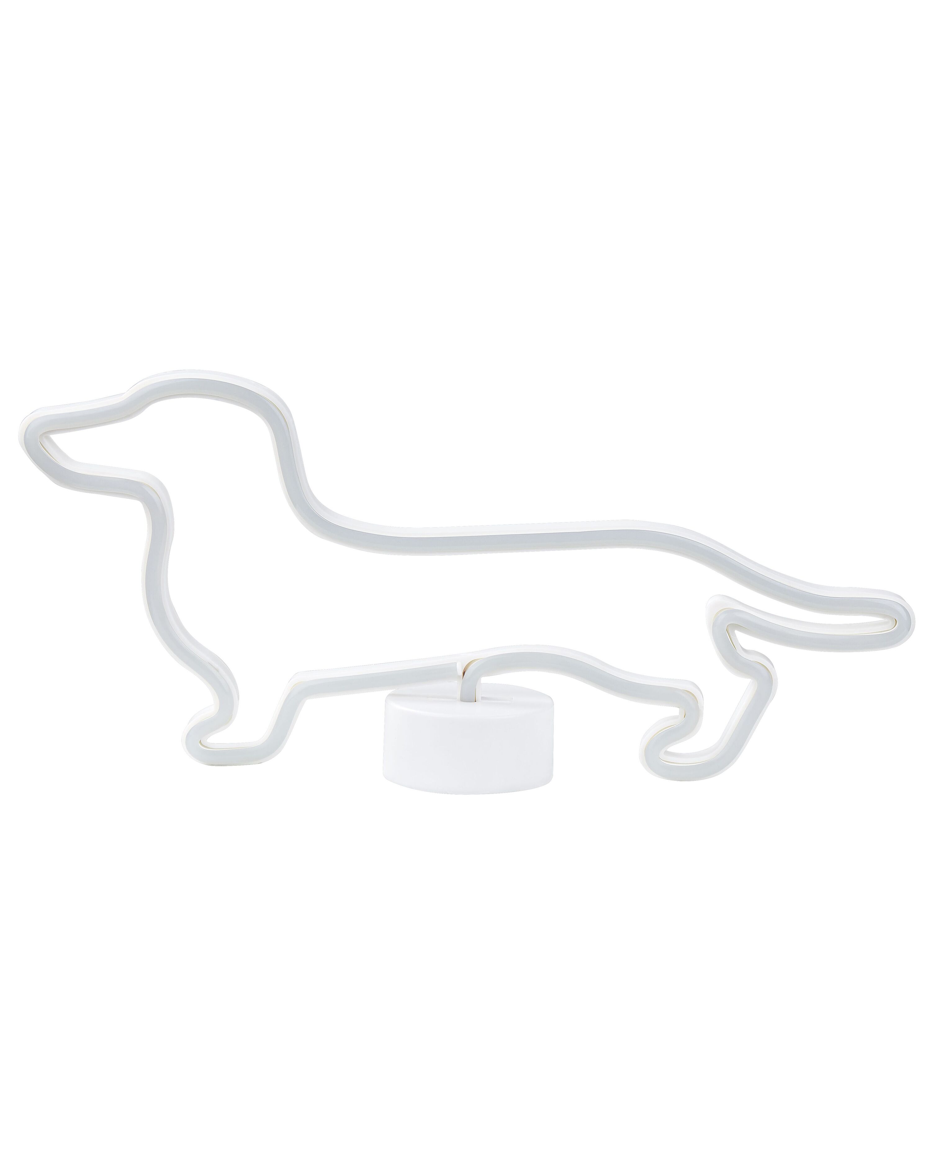 LED Neon Sign Dog FRANCIS Blue