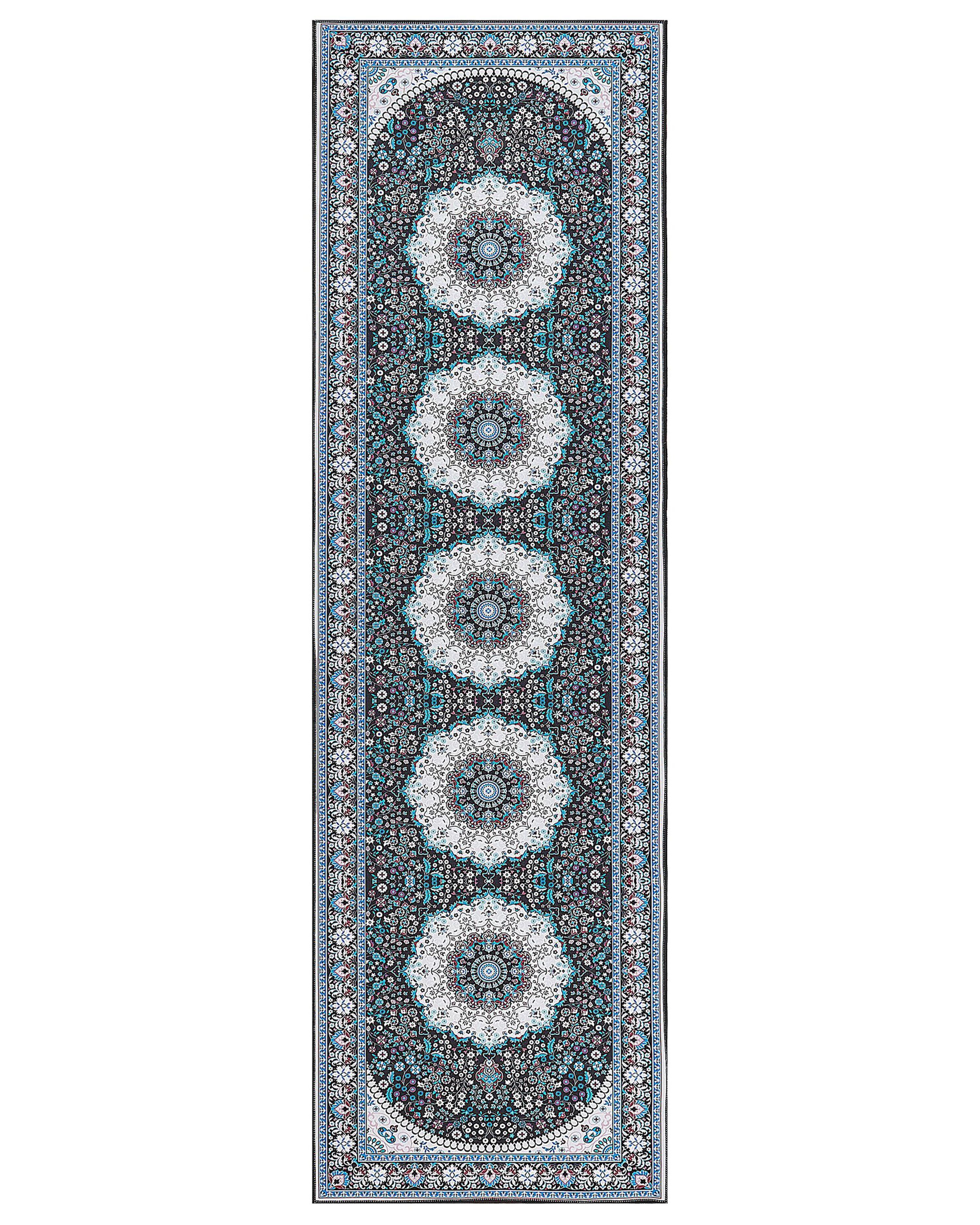 Rug GEDIZ Blue 60 x 200 cm