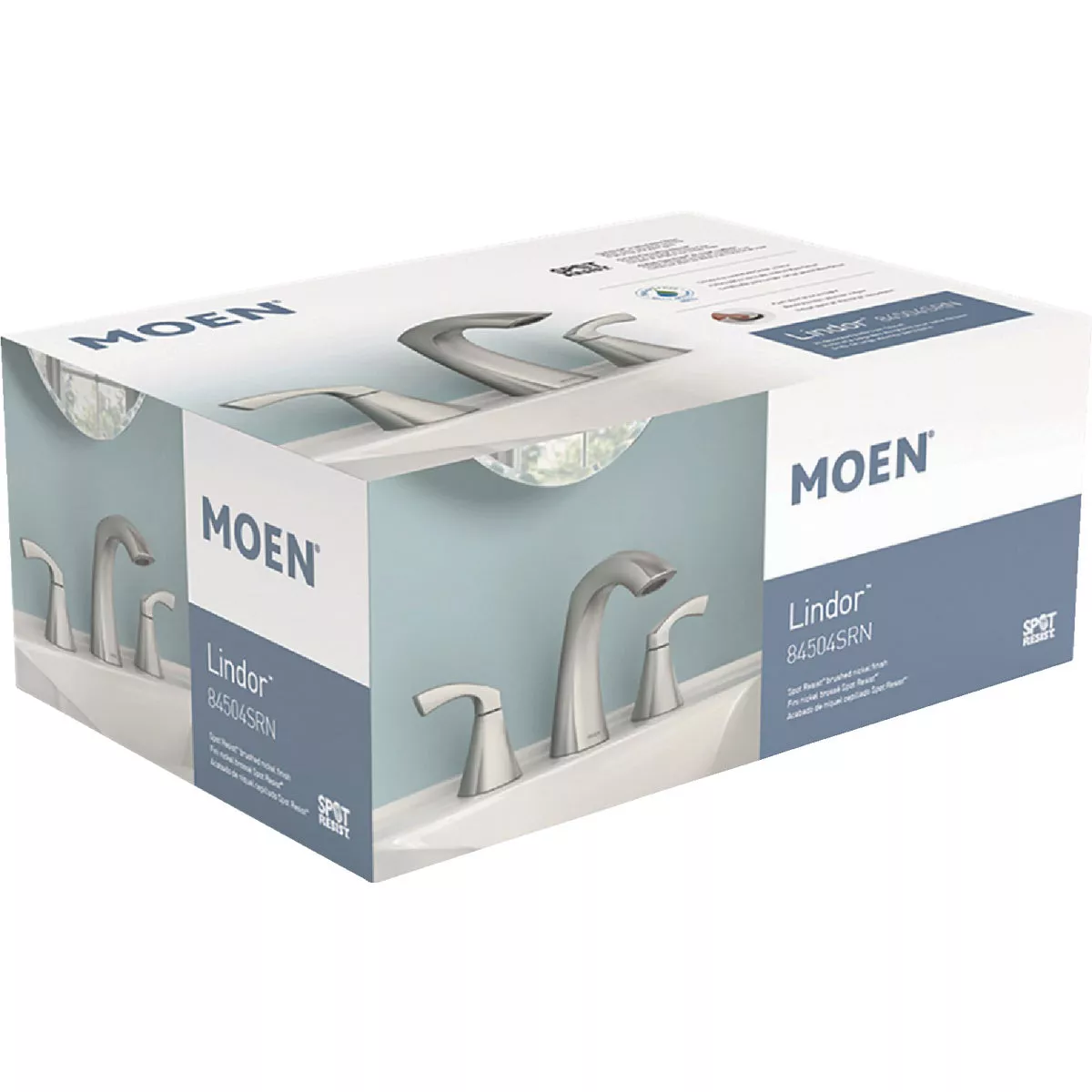 Moen Lindor 2-Handle Lever Widespread Bathroom Faucet, Chrome