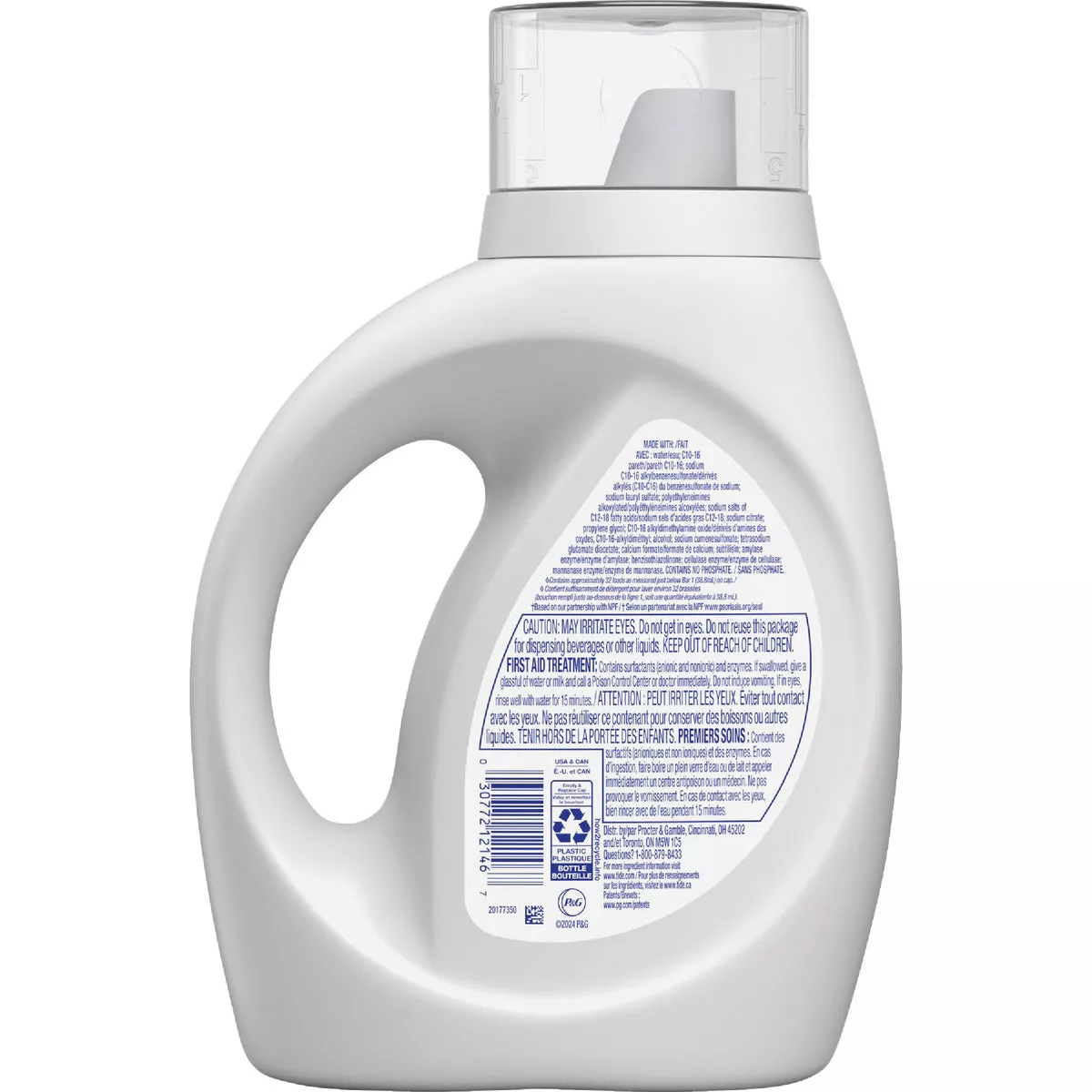 Tide 42 Oz. 32 Load Free & Gentle Liquid Laundry Detergent