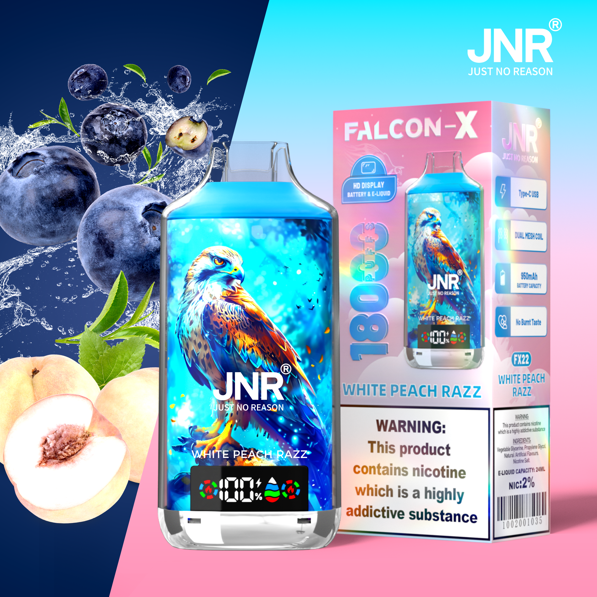 JNR Falcon X 18000 Puffs