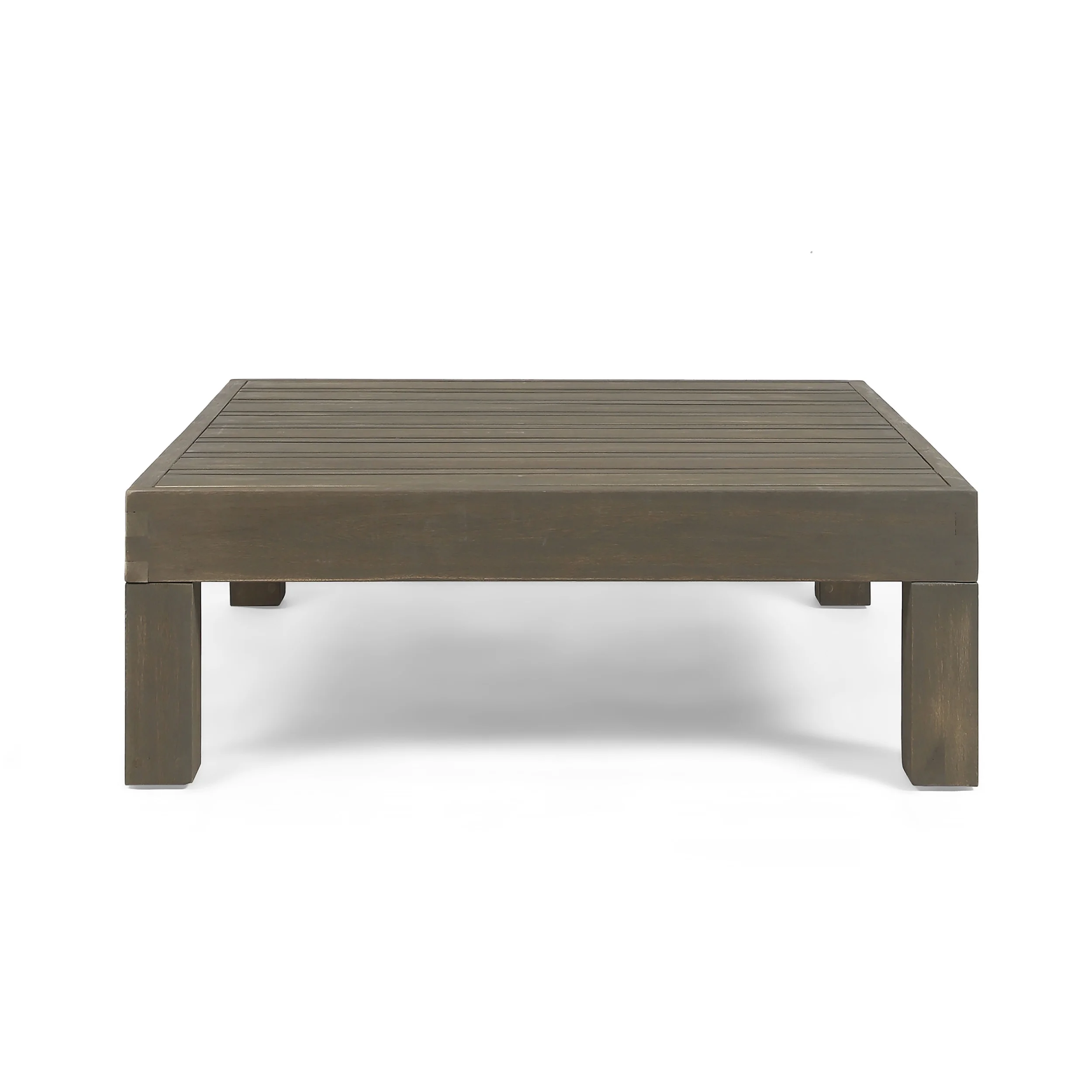 Kaena Acacia Wood Outdoor Coffee Table, Teak - Image 23