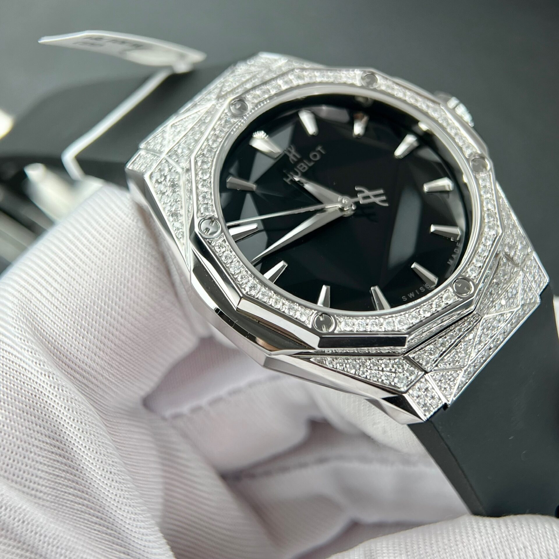 Hublot Orlinski Replica Watch With Full Natural Diamonds Hong Kong 40mm - Top club