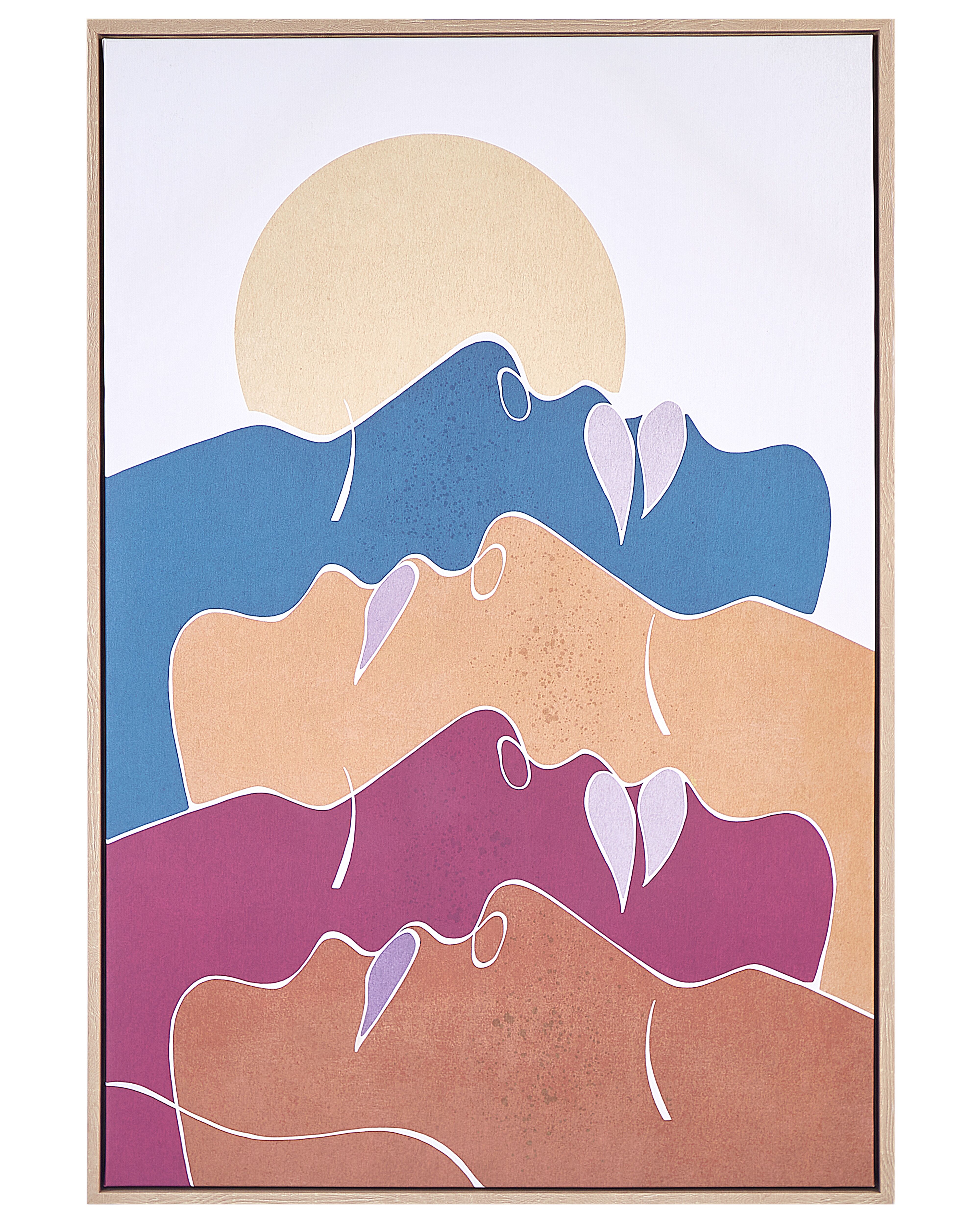 Canvas FASANO Feminine Motif 63 x 93 cm Multicolour