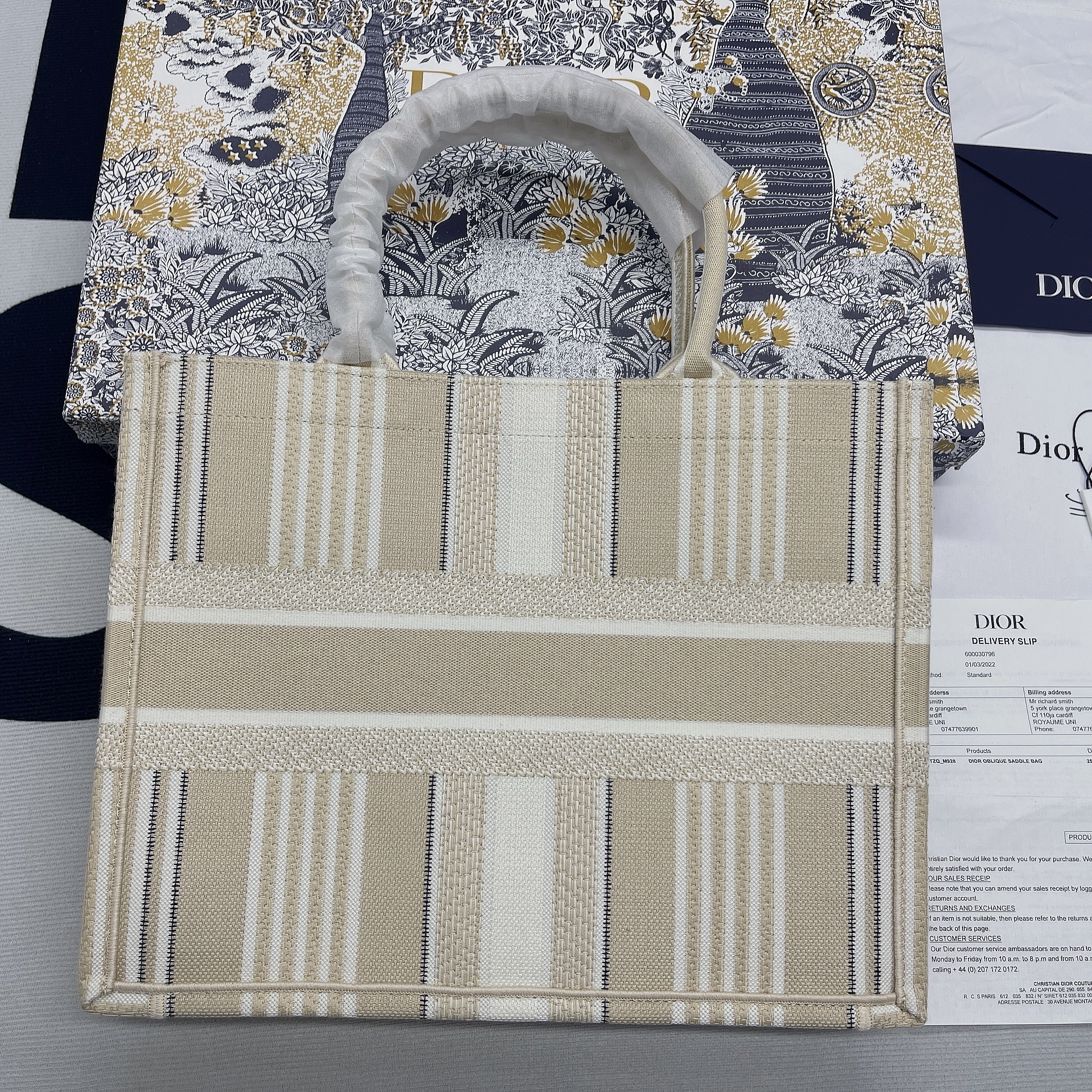 Christian Dior Medium Dior Book Tote Beige, For Women, Women’s Handbags 14in/36cm CD1:1High-quality replica