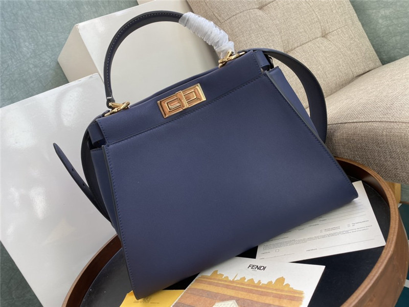 fendi peekaboo bag medium blue - Replicaclubs