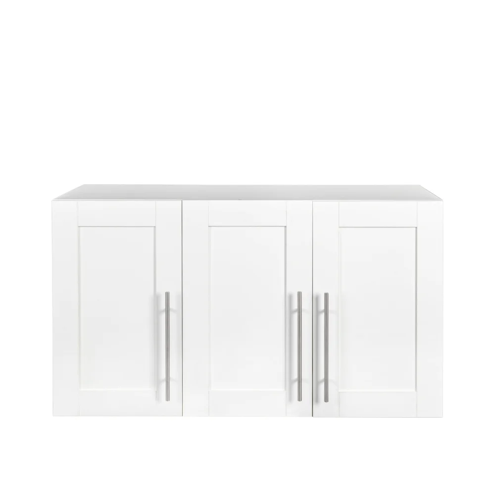 Stackable Wall Cabinet,Solid Wood Storage Cabinet with Adjustable Shelves and Doors,Console Table Side Table for Hallway,Sideboard Buffet Cupboard for Kitchen, 15.75" D x 15.75" W x 70.87" H, White - Image 18