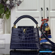 LV Capucines Mini (Taurillon Leather with Jewel-Encrusted Ha1:1High-quality replica