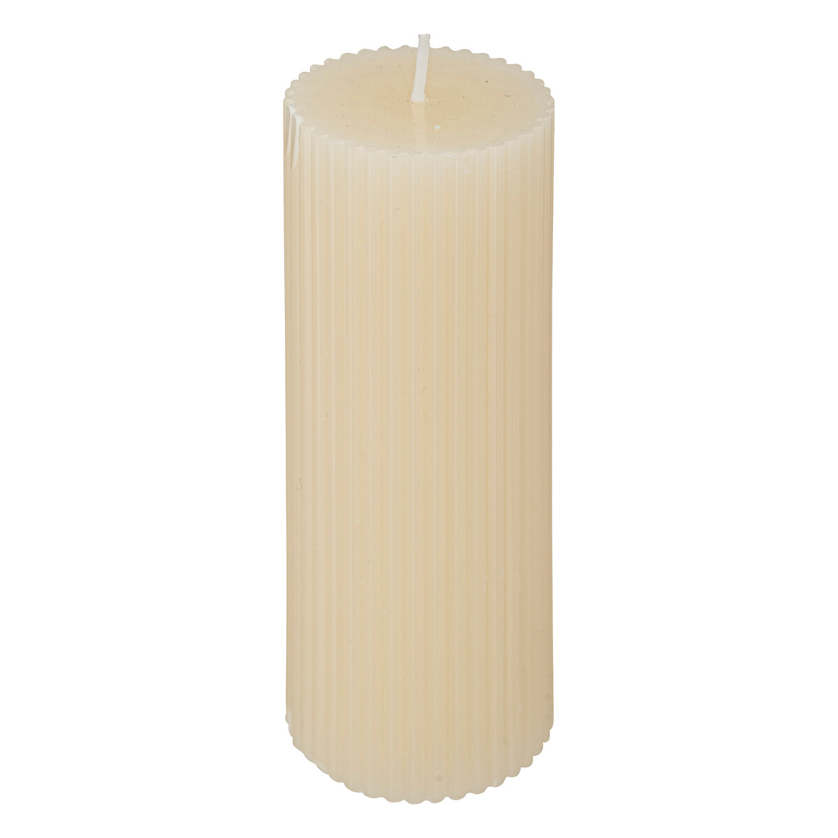 Round candle "Demi" Ivory white, 230g