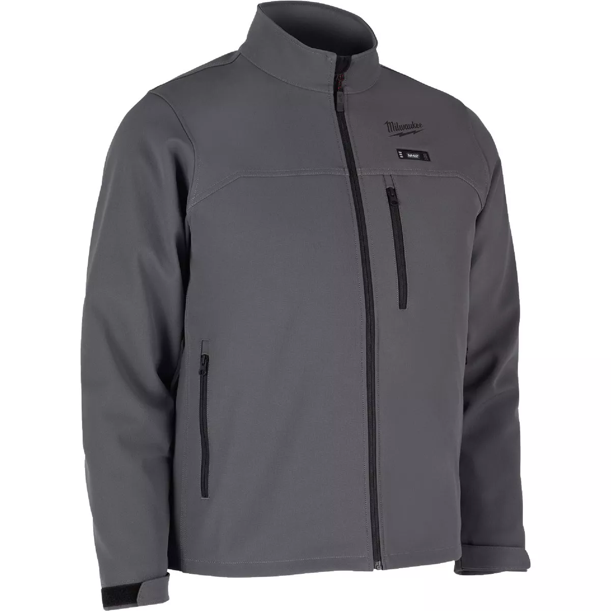 Milwaukee M12 TOUGHSHELL Men's Gray Cordless Heated Jacket, XL