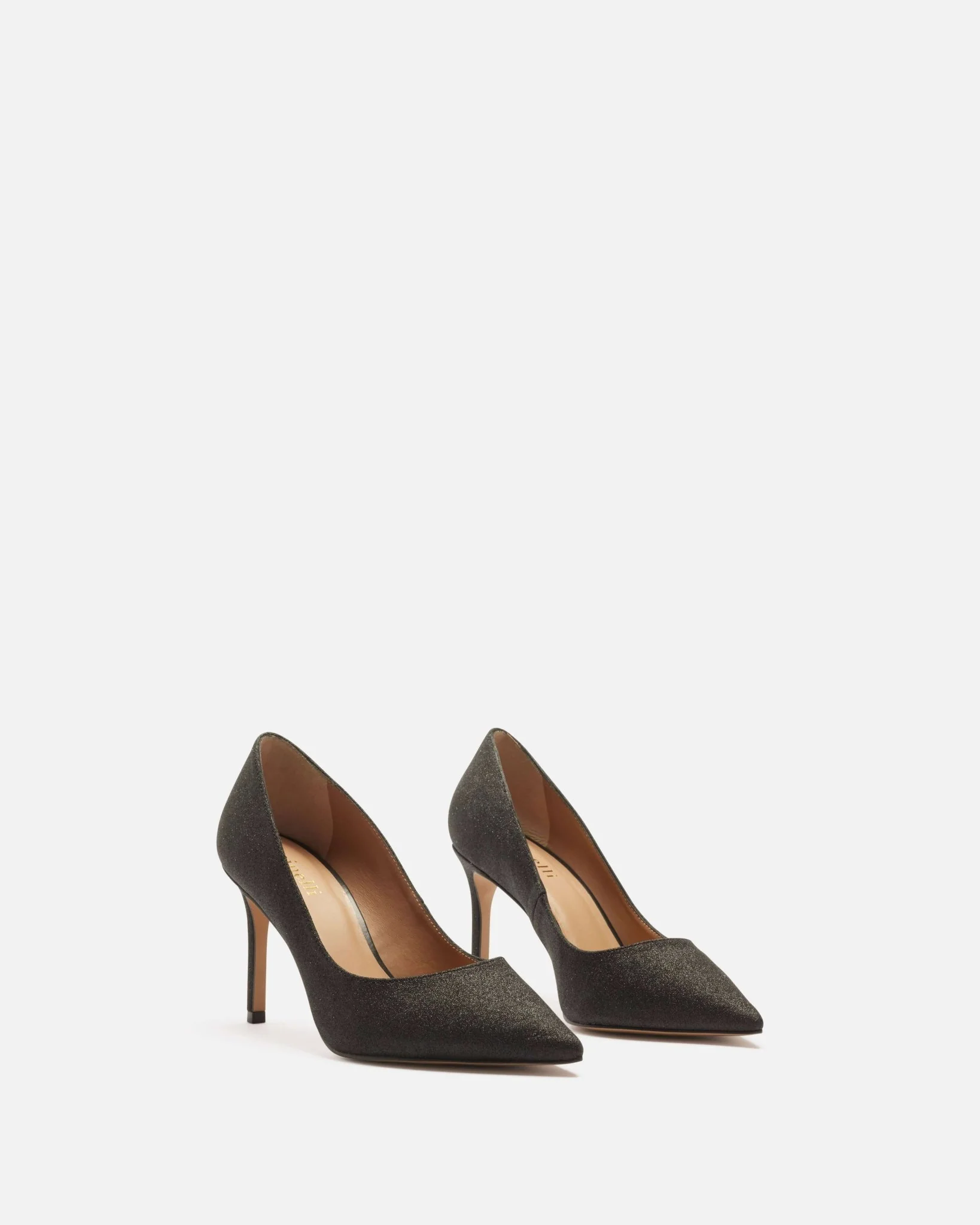 ESCARPINS KAROLINA/GLIT - En cuir et paillettes à talons noir