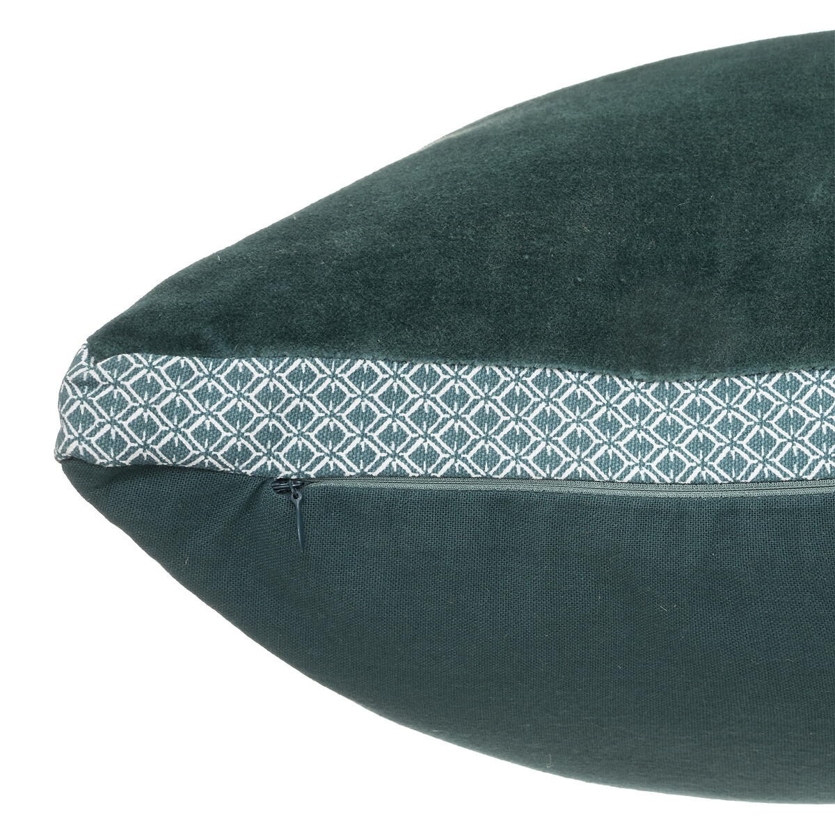 Cushion "Otto", velvet Duck blue, 55x55 cm