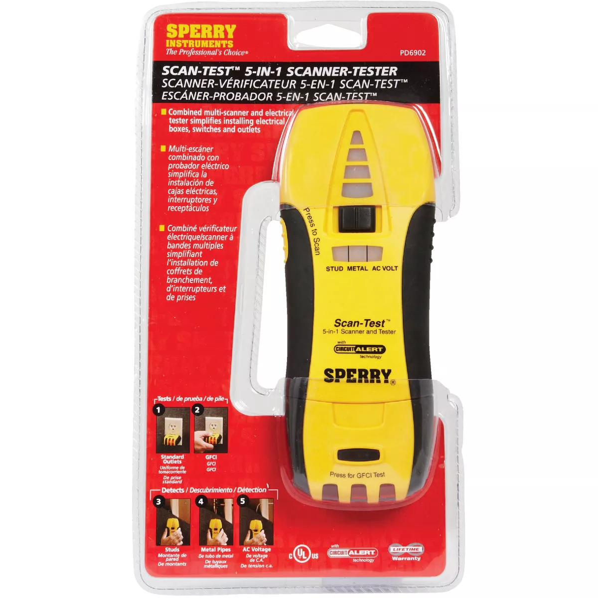 Gardner Bender Sperry Scan-Test 5-in-1 Scanner-Tester