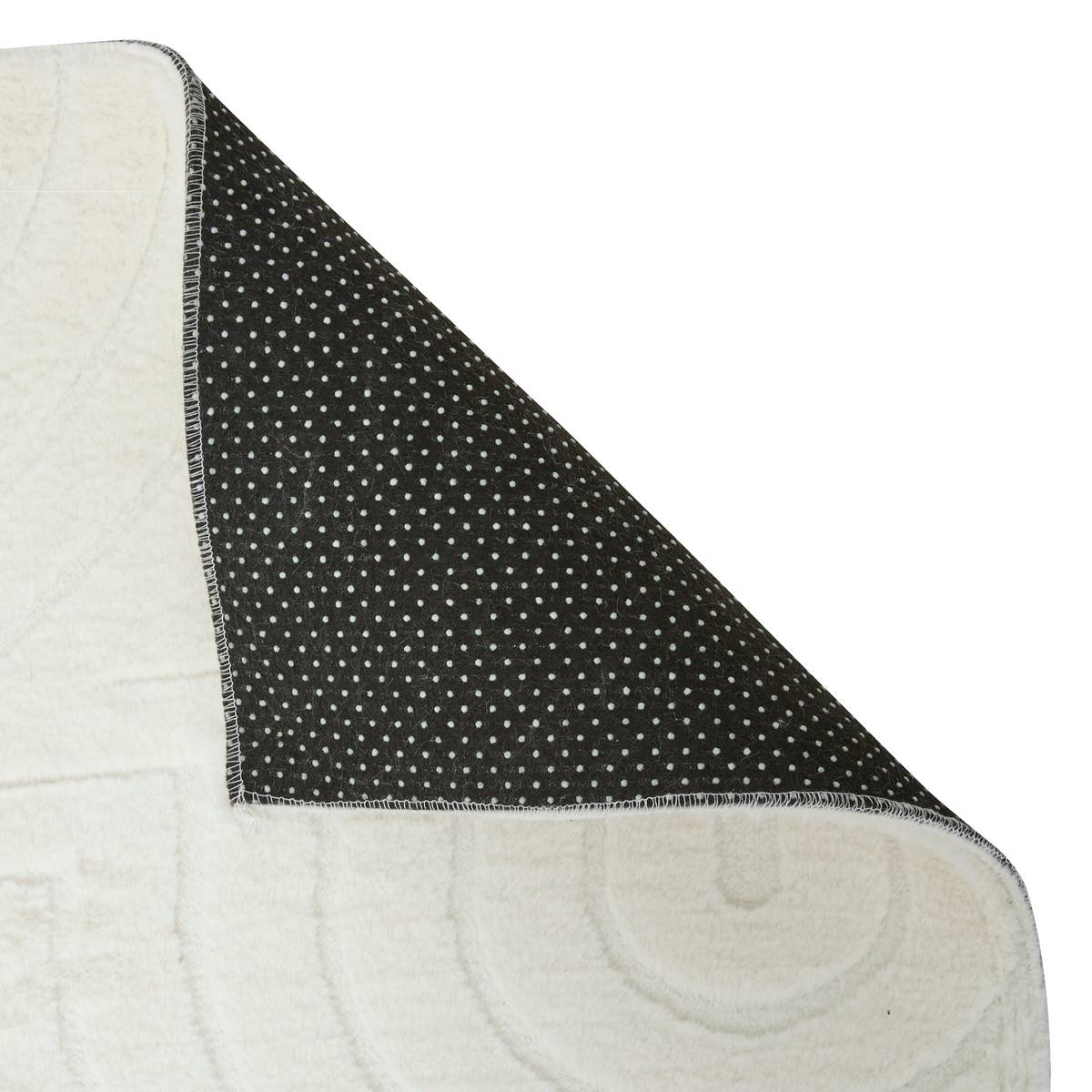 "Arka" Faux Fur Rug Ivory, 170x120 cm