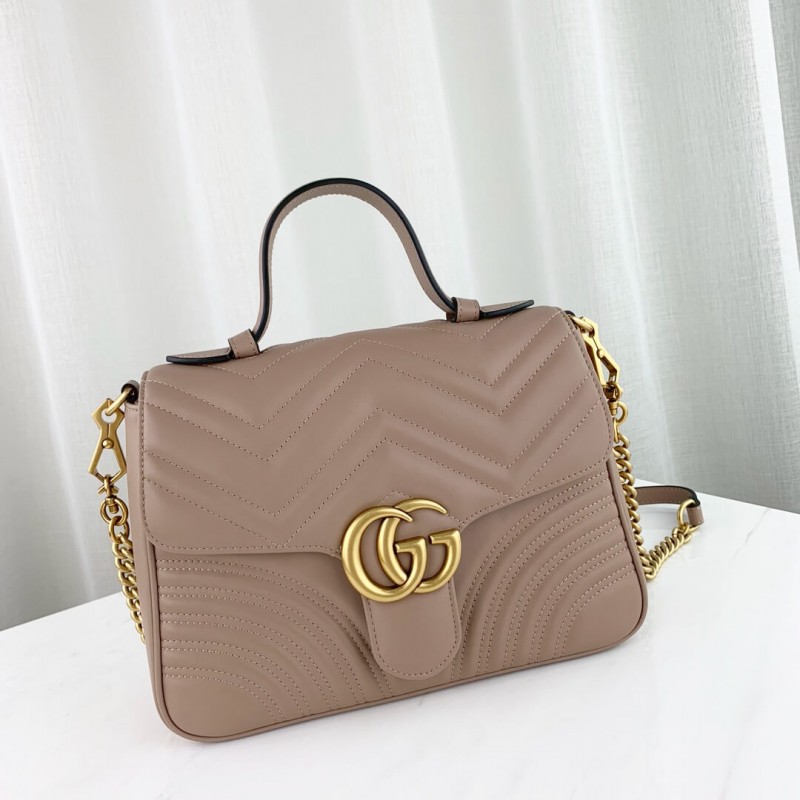 Replica Gucci Gg Marmont Matelasse Top Handle Bag 4981101:1High-quality replica