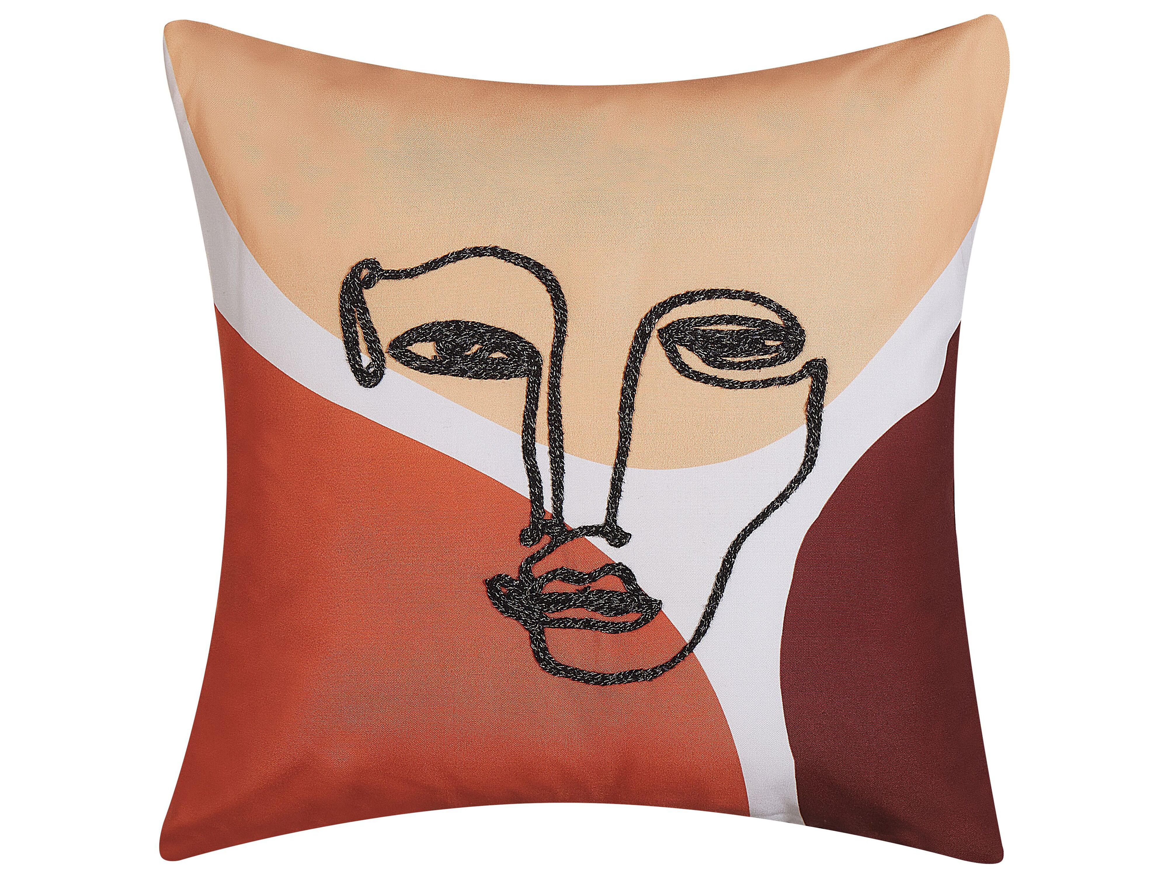 Throw Cushion RUDBEKIA 45 x 45 cm Multicolour Abstract Pattern