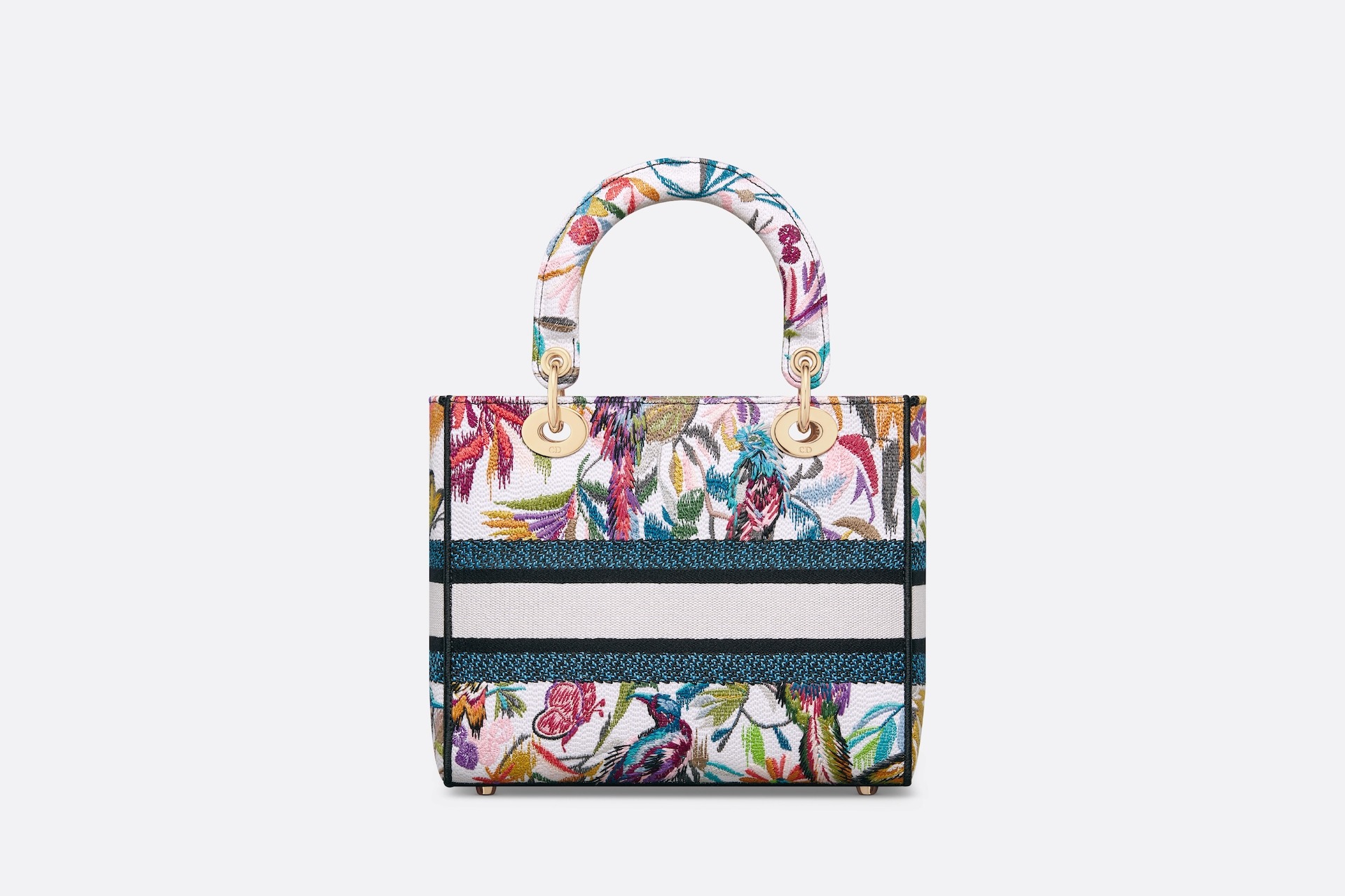 Christian Dior Medium Lady D-Lite Bag White Multicolor For Women M0565OECJ_M933 – 24 Cm/ 9.5 Inches1:1High-quality replica