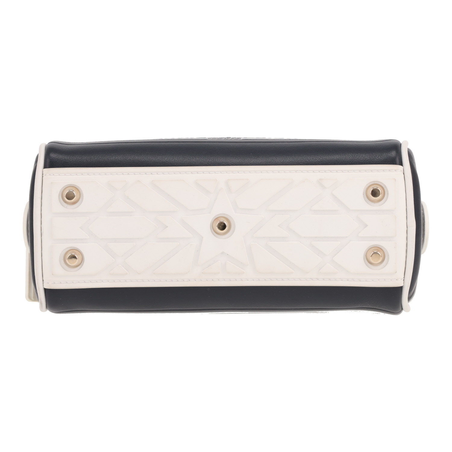 Dior Bowling handbag micro in blue and white leather1:1High-quality replica