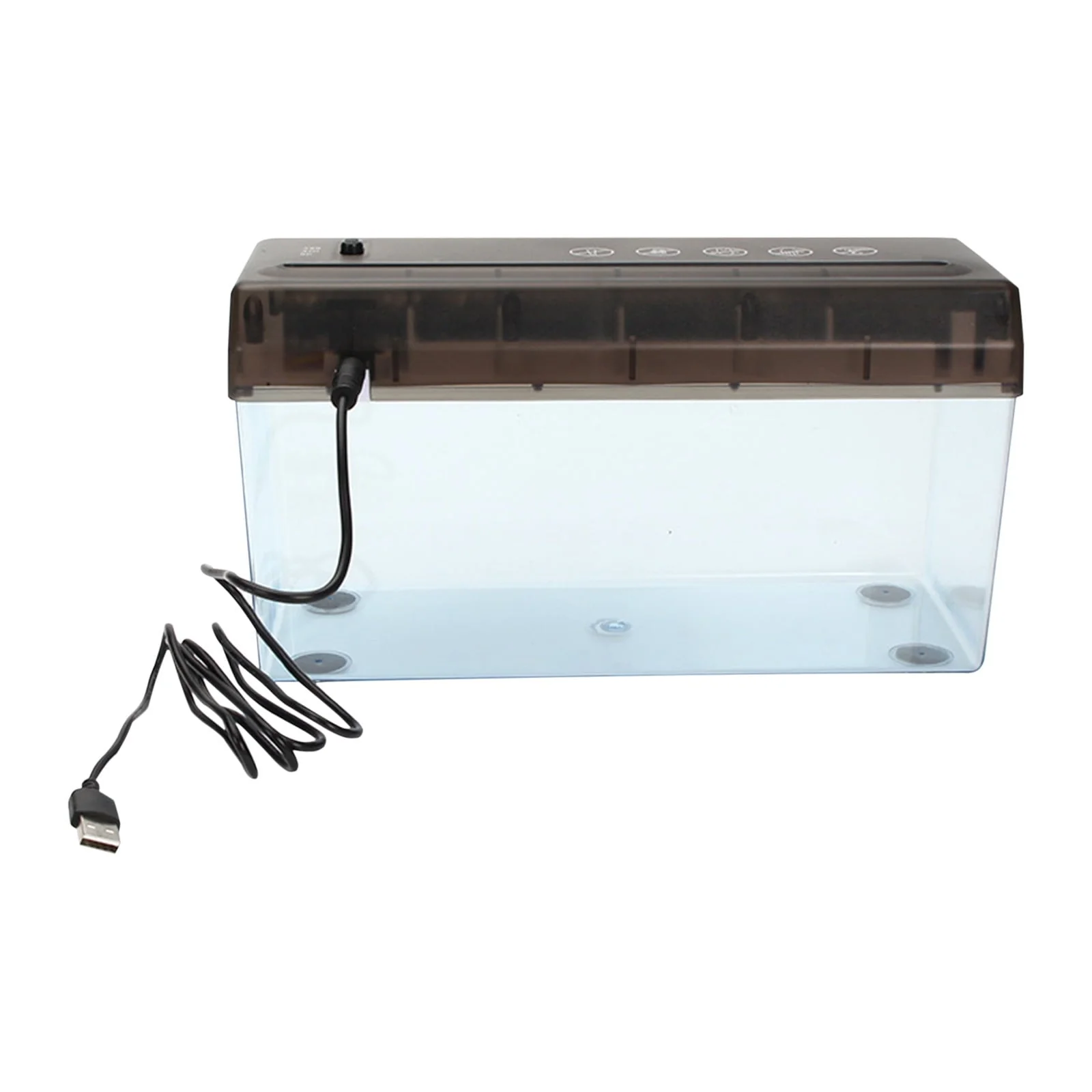 Smart Tech Clearance! Qiaocaity Mini Shredder Paper Electric USB Power Cut Cross Shredding Box Desktop Office,Paper Documents Cutting Tool Shredder