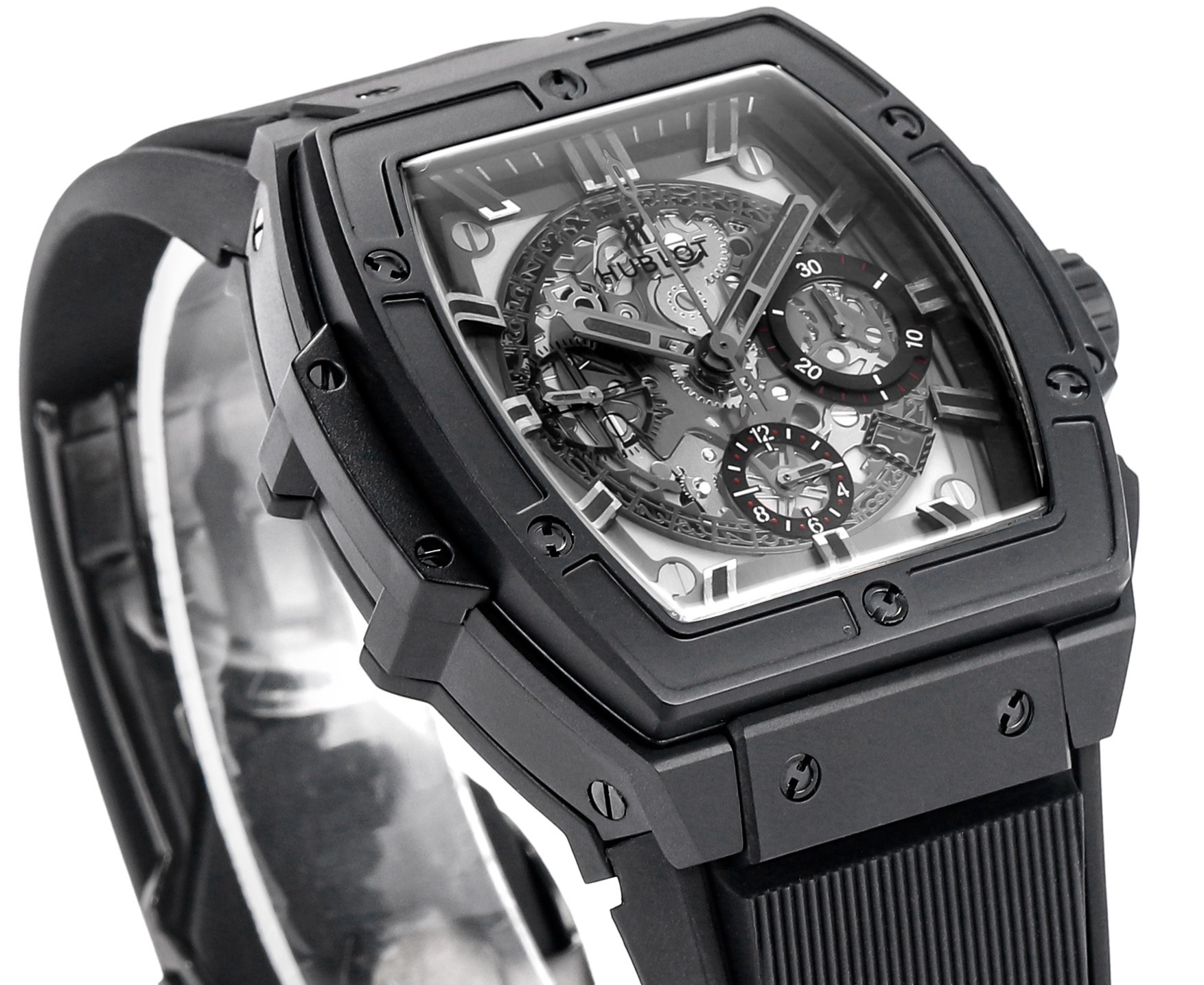 Hublot SPIRIT OF BIG BANG Chronograph, 45 mm Textured rubber strap(1:1 replica) - Top club