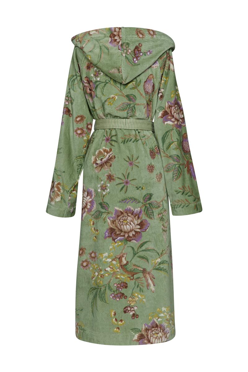 Pip Studio Secret Garden Badjas - Groen - XS