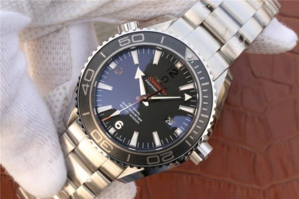Replica Omega Planet Ocean Professional Ceramic Bezel 45mm OMF SS Bracelet A8500 - Elite Watch Atelier