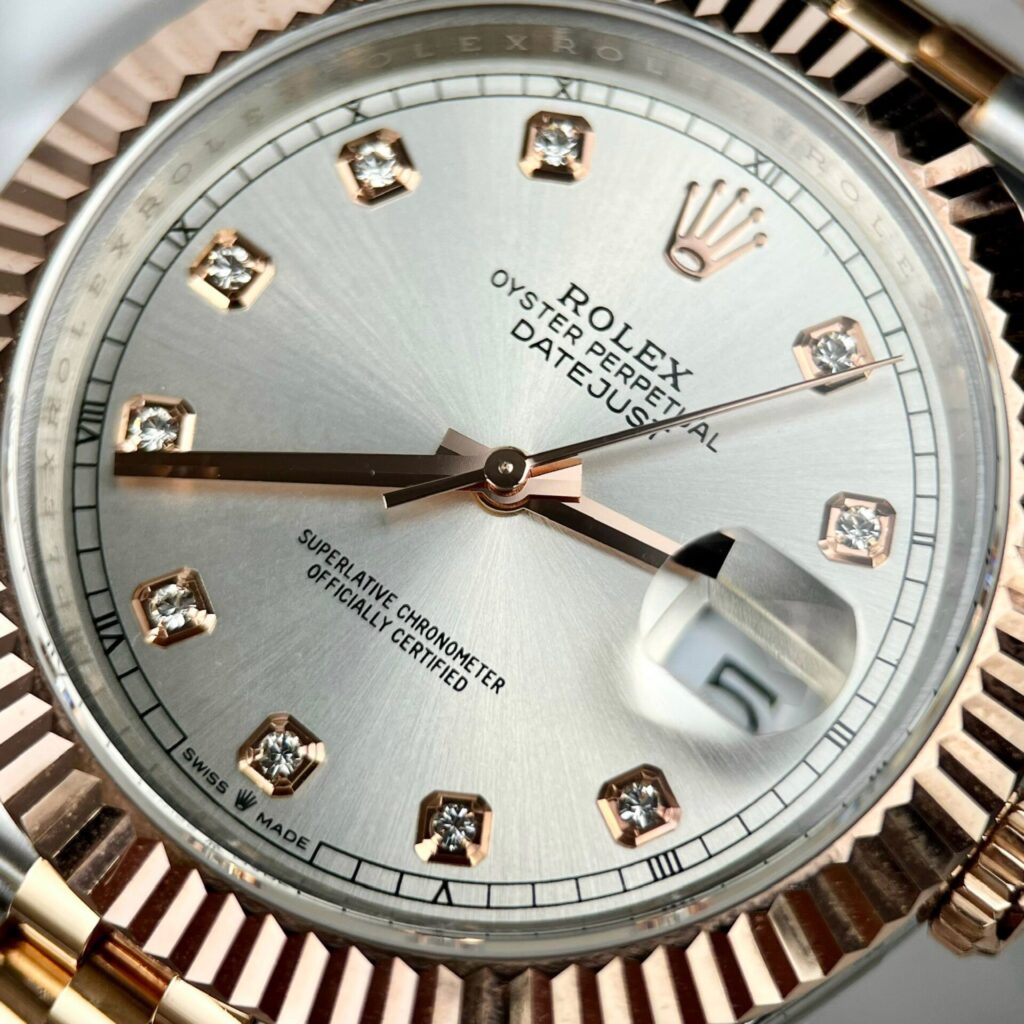 Rolex Replica Watch DateJust 126331 Gold Wrapped Sliver Dial GM Factory 41mm - Top club