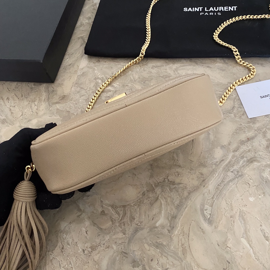 YSL Mini Lou Quilted Leather Camera Bag1:1High-quality replica