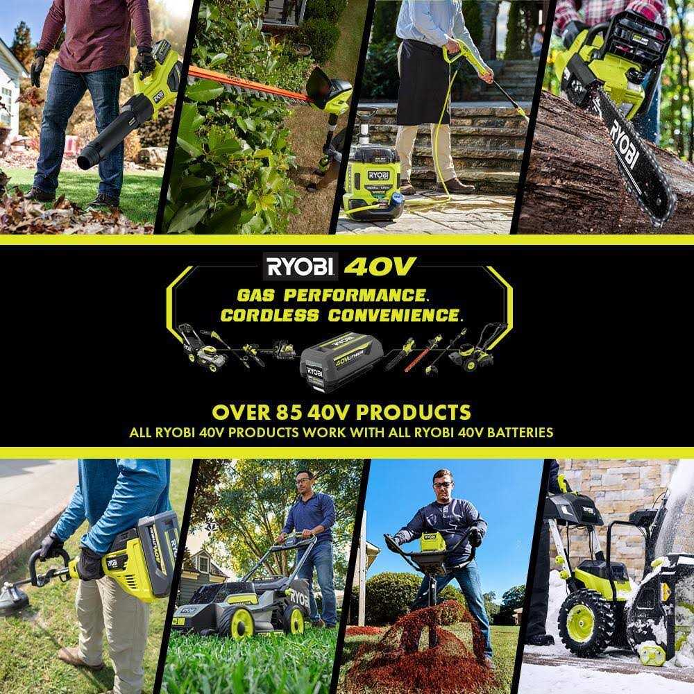 RYOBI 40V 18 in 2-in-1 Cordless Walk-Behind Push Lawn Mower - Image 5 RYOBI 40V 18 in 2-in-1 Cordless Walk-Behind Push Lawn Mower - Image 5