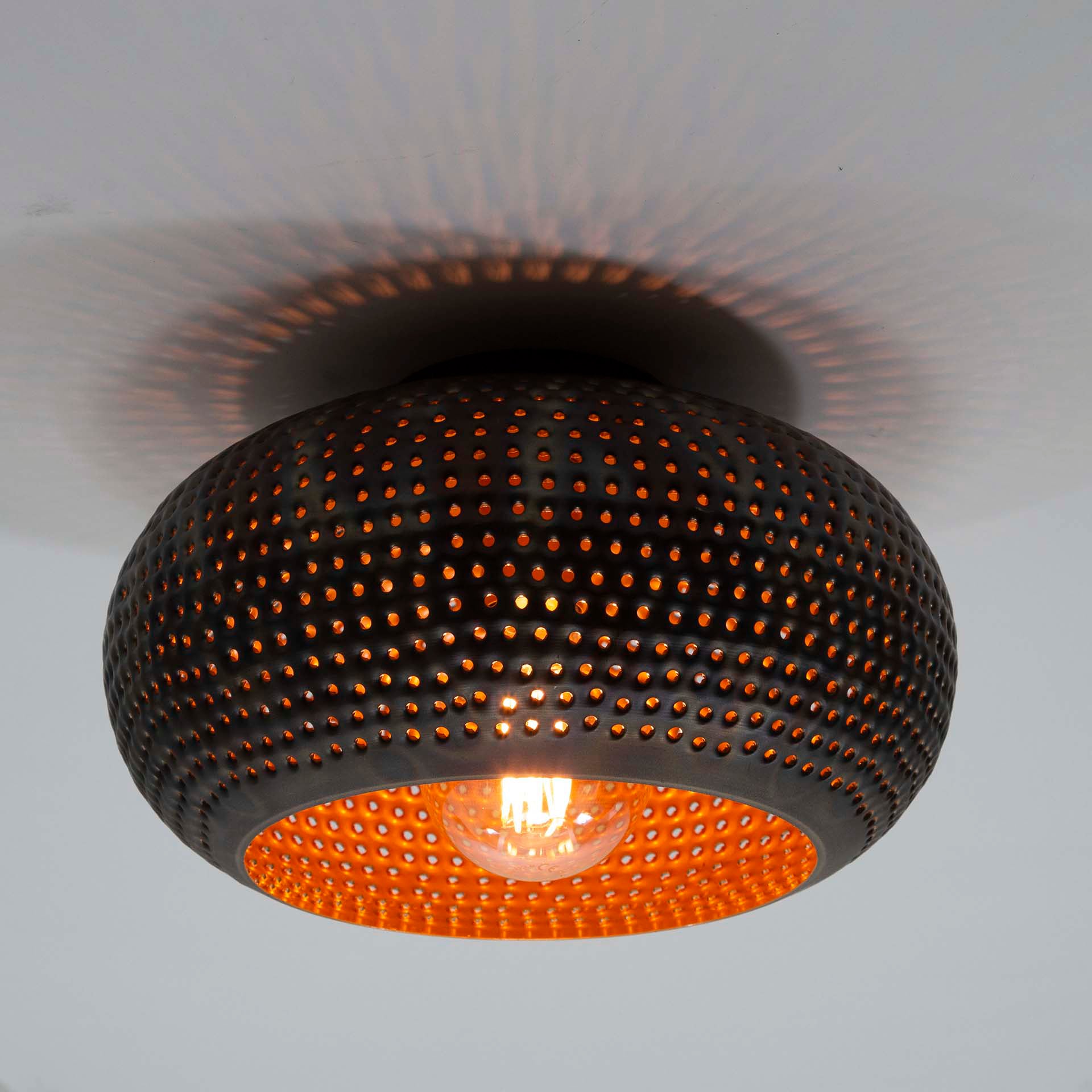 Blokker Boyd Plafondlamp Ø 35 cm - Zwart