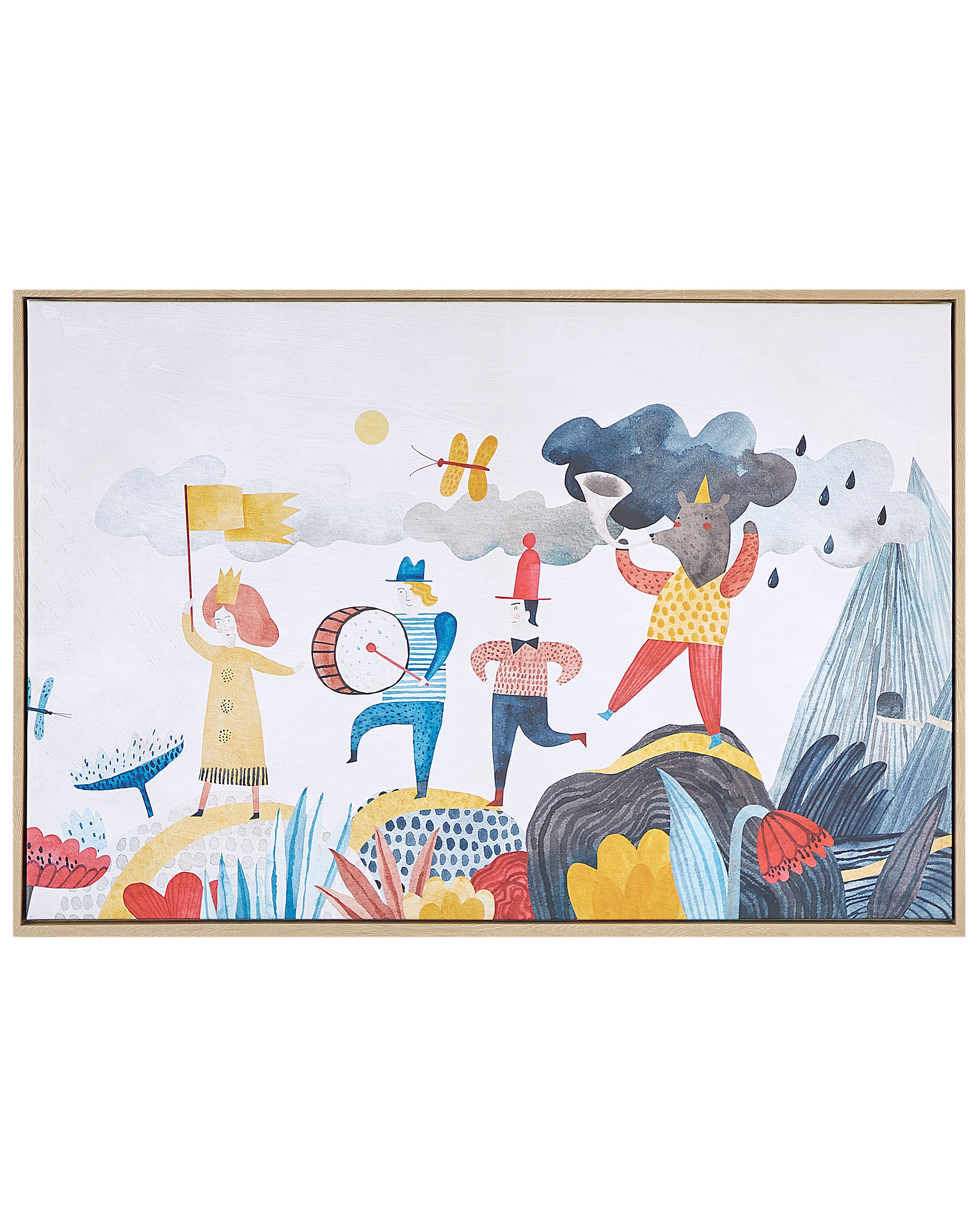 Canvas BIBBIENA Kids Motif 63 x 99 cm Multicolour