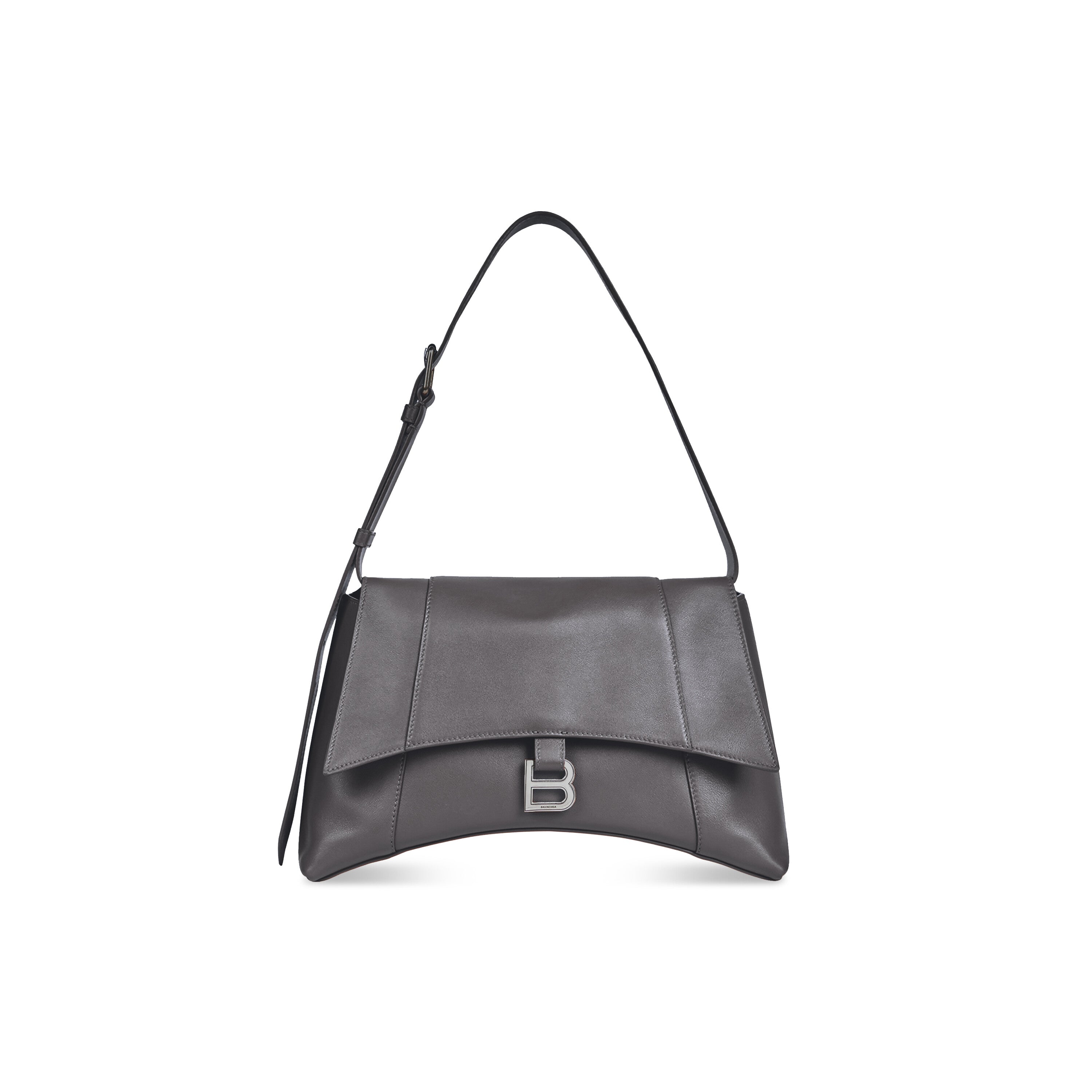 WOMEN'S DOWNTOWN MEDIUM SHOULDER BAG IN DARK GREY - Replicaclubs