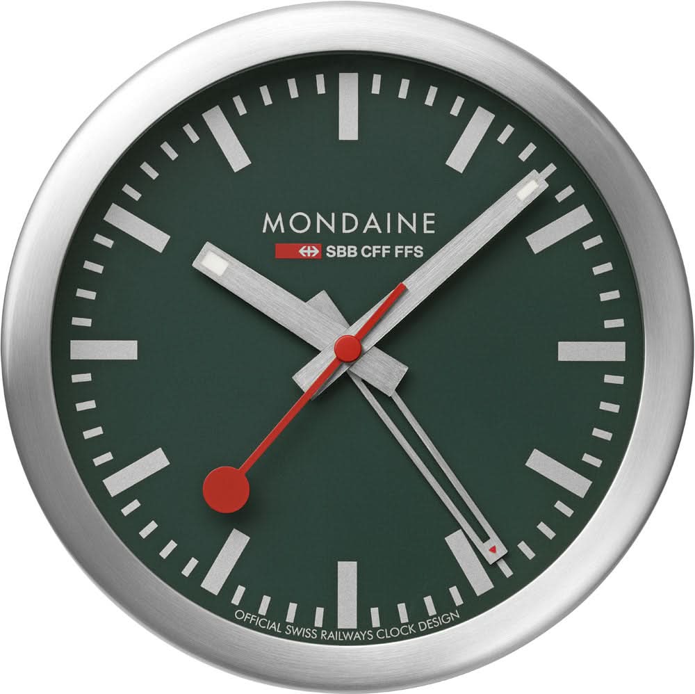 Mondaine SBB Magnetuhr A997.MCAL.66SBV Unisex-Uhr • Schweizer Bahnhofsuhren-Design • Ikonische rote Sekundenkelle