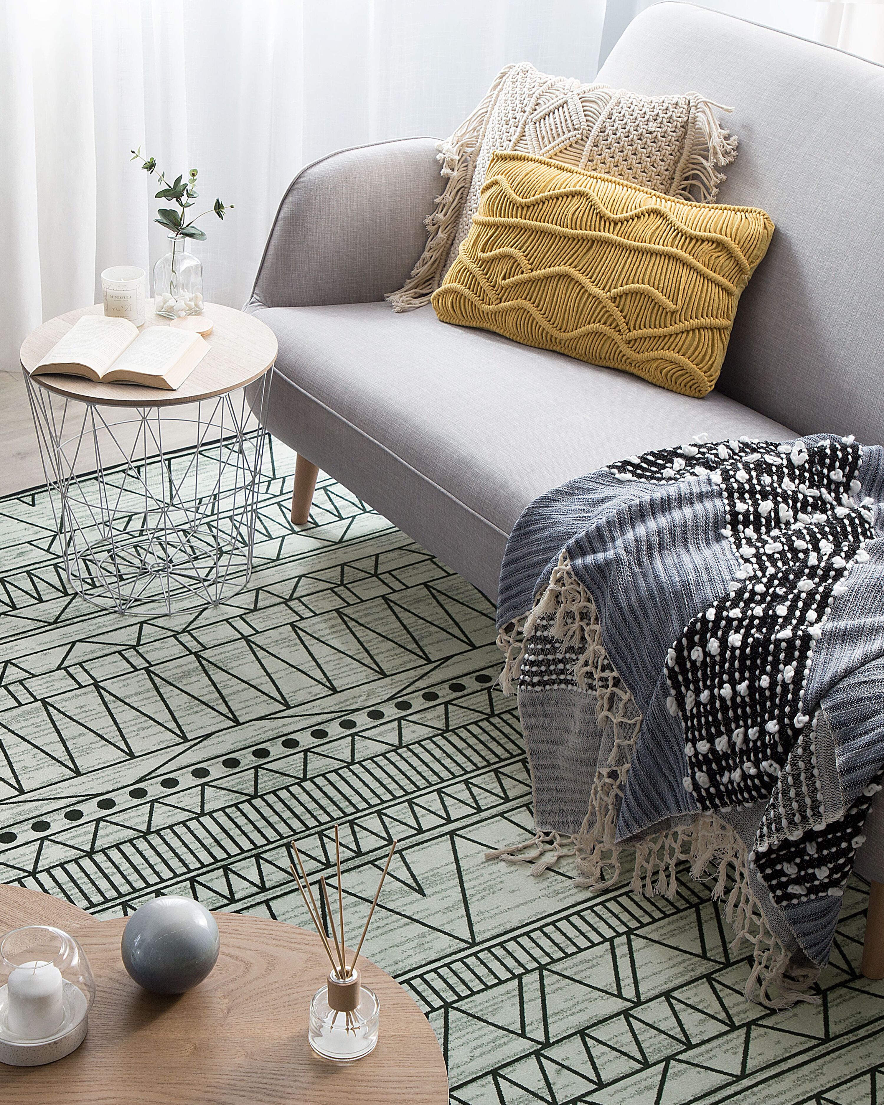 Rug KEBAN Black 160 x 230 cm