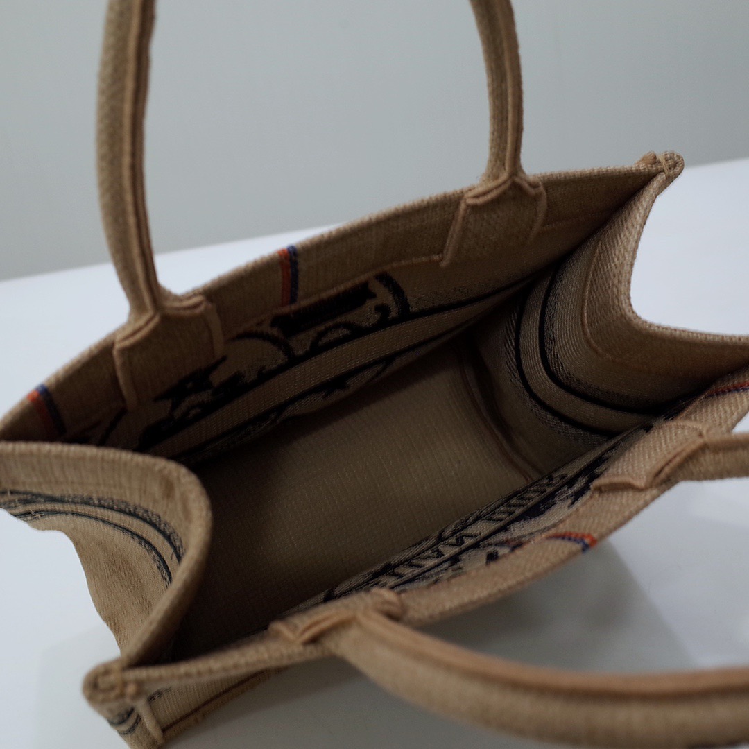 Christian Dior Small Dior Book Tote Brown, For Women, Women’s Handbags 26.5cm/10.5in CD M1265ZRUW_M9181:1High-quality replica