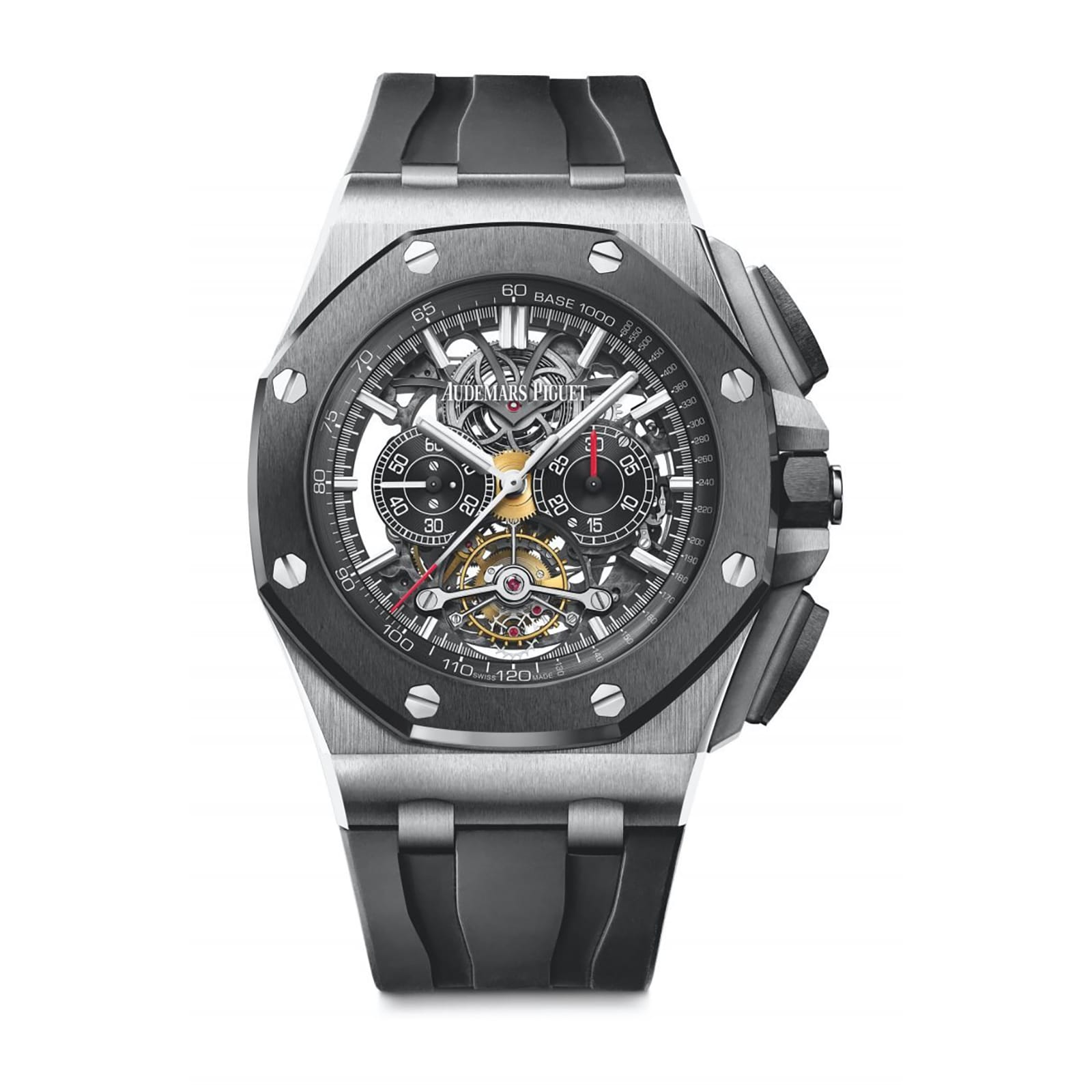 Audemars Piguet Replica Watch Royal Oak Offshoretourbillon Chronograph Openworked(1:1 replica) - Top club