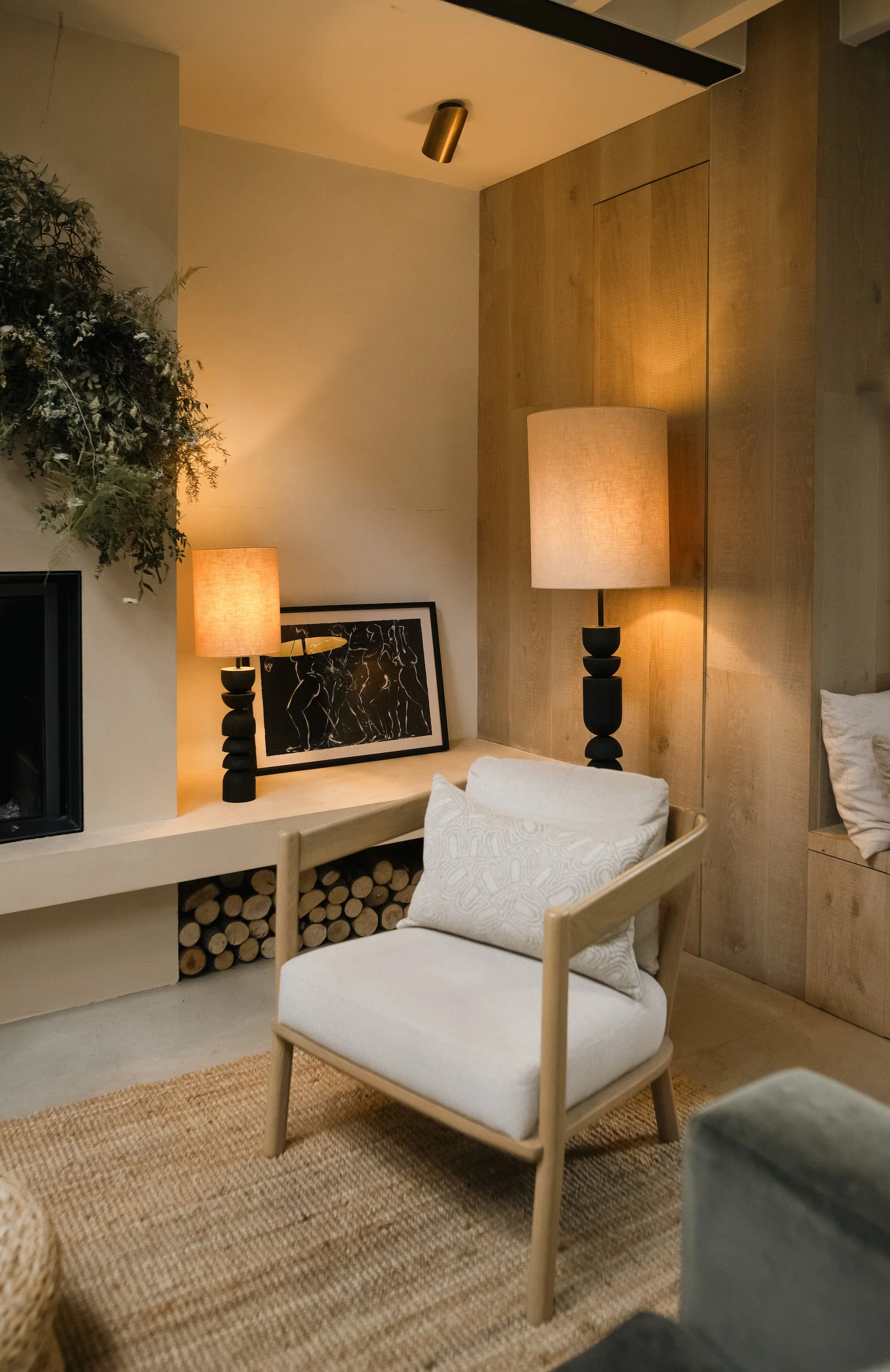 Cozy living room scene