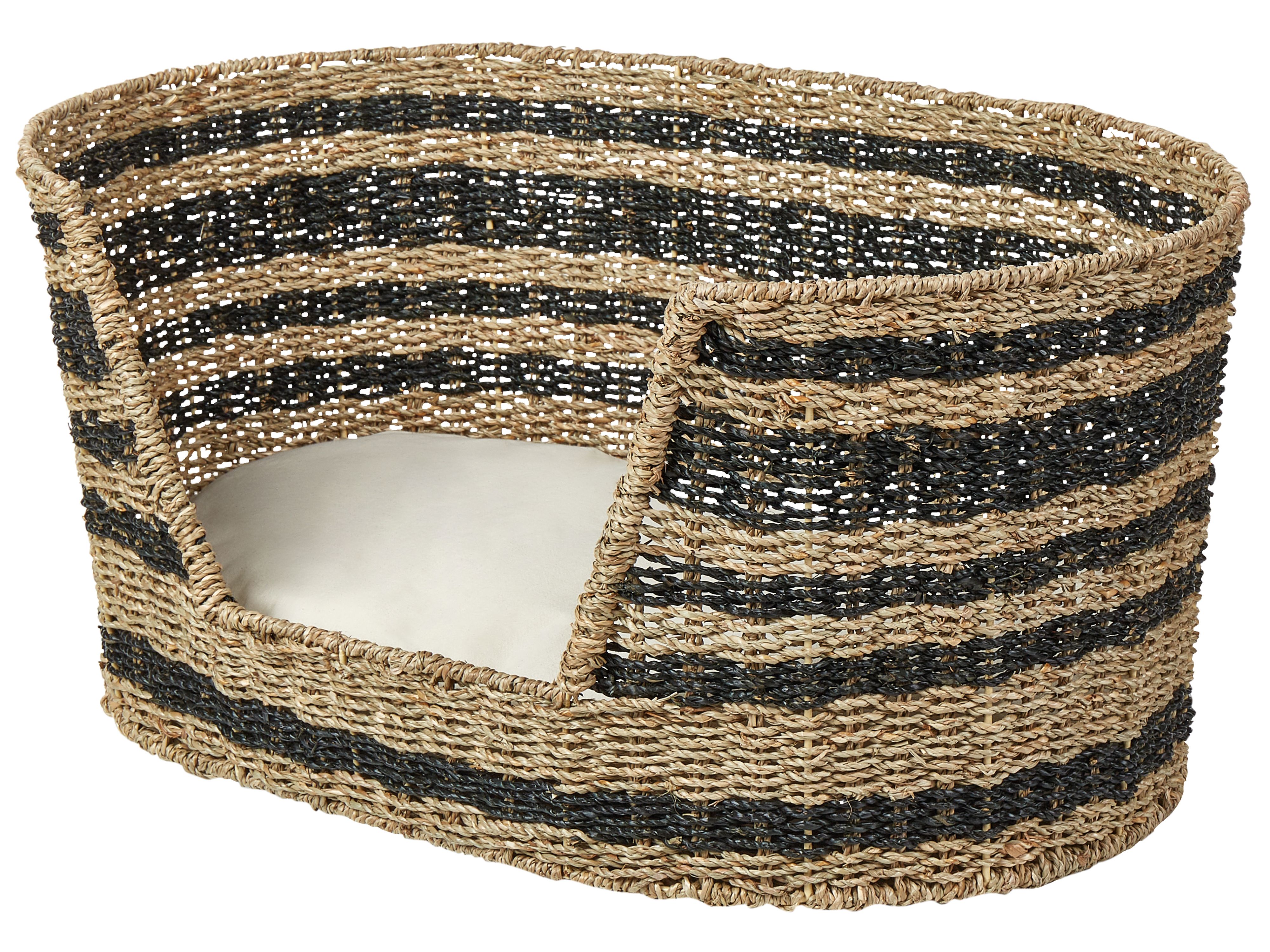 Pet Bed DURBAN Seagrass Black