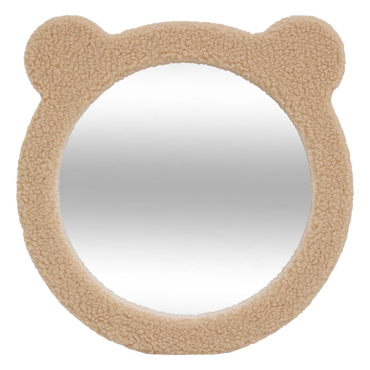Wall Mirror "Beary" Brown, 33.5x33.5 cm