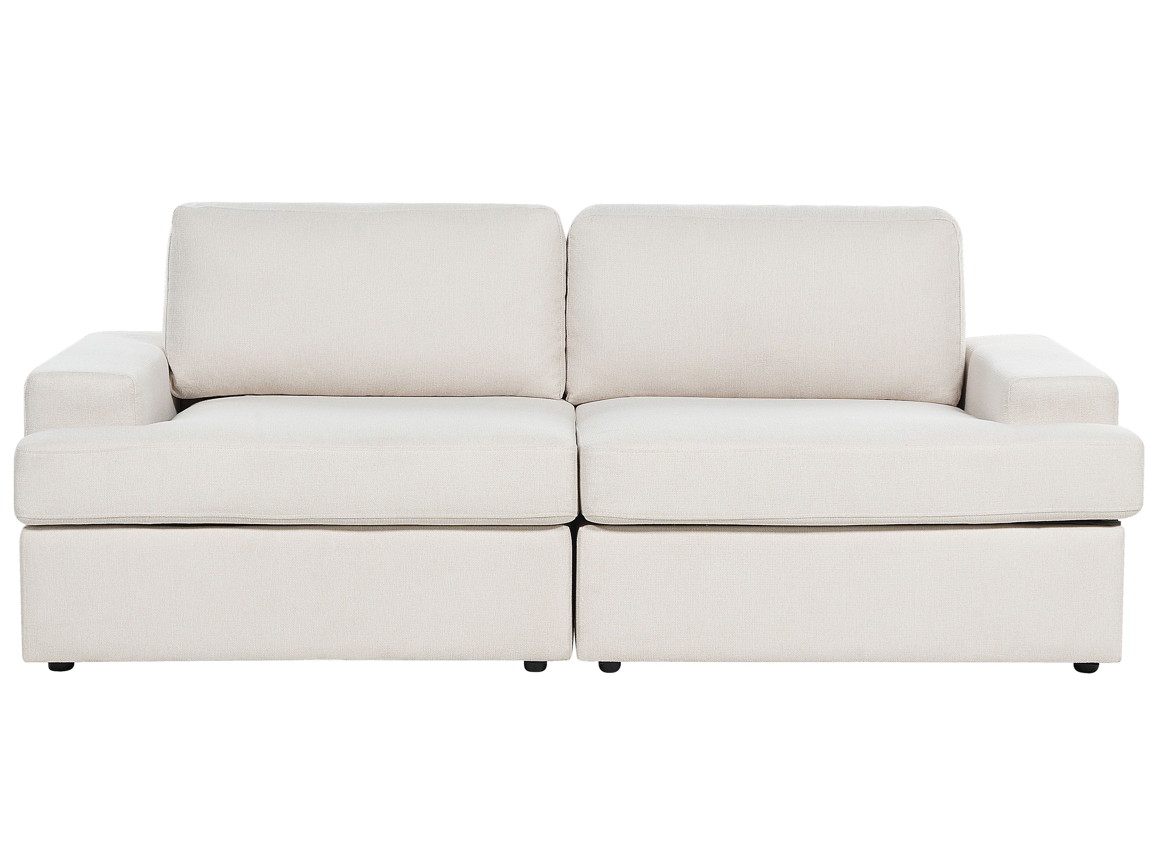 Sofa 3 Seater ALLA Fabric Light Beige