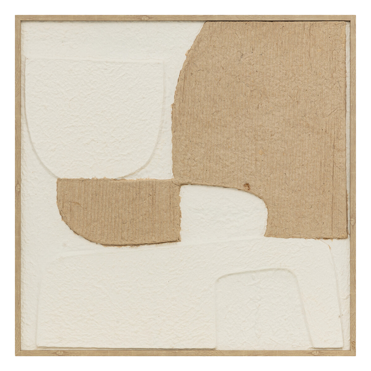 3D wall art "Amari" Beige, 70x70 cm
