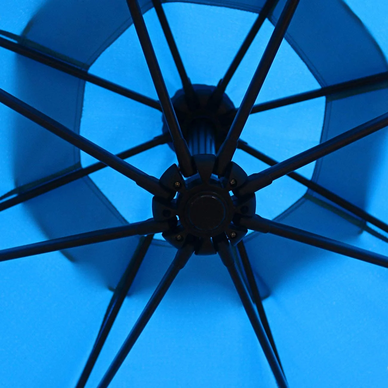 Sunnyglade 10Ft Outdoor Adjustable Offset Cantilever Hanging Patio Umbrella (Blue)