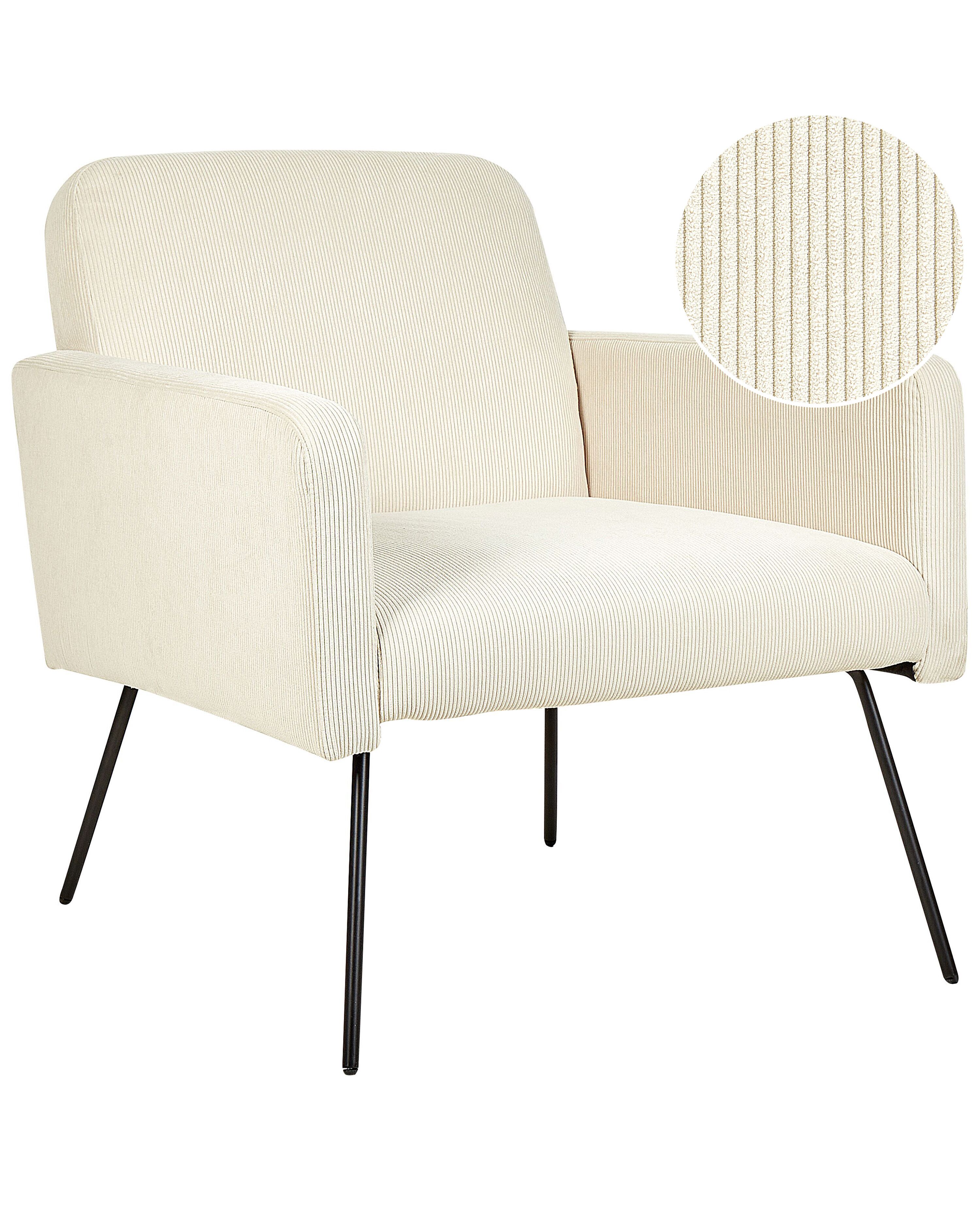 Armchair NARKEN Corduroy Light Beige
