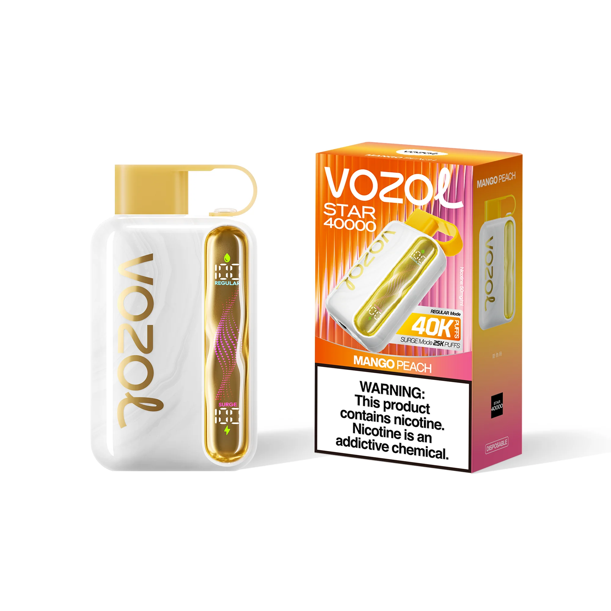 VOZOL STAR 40K jednorazowy e-papieros (wszystkie smaki)