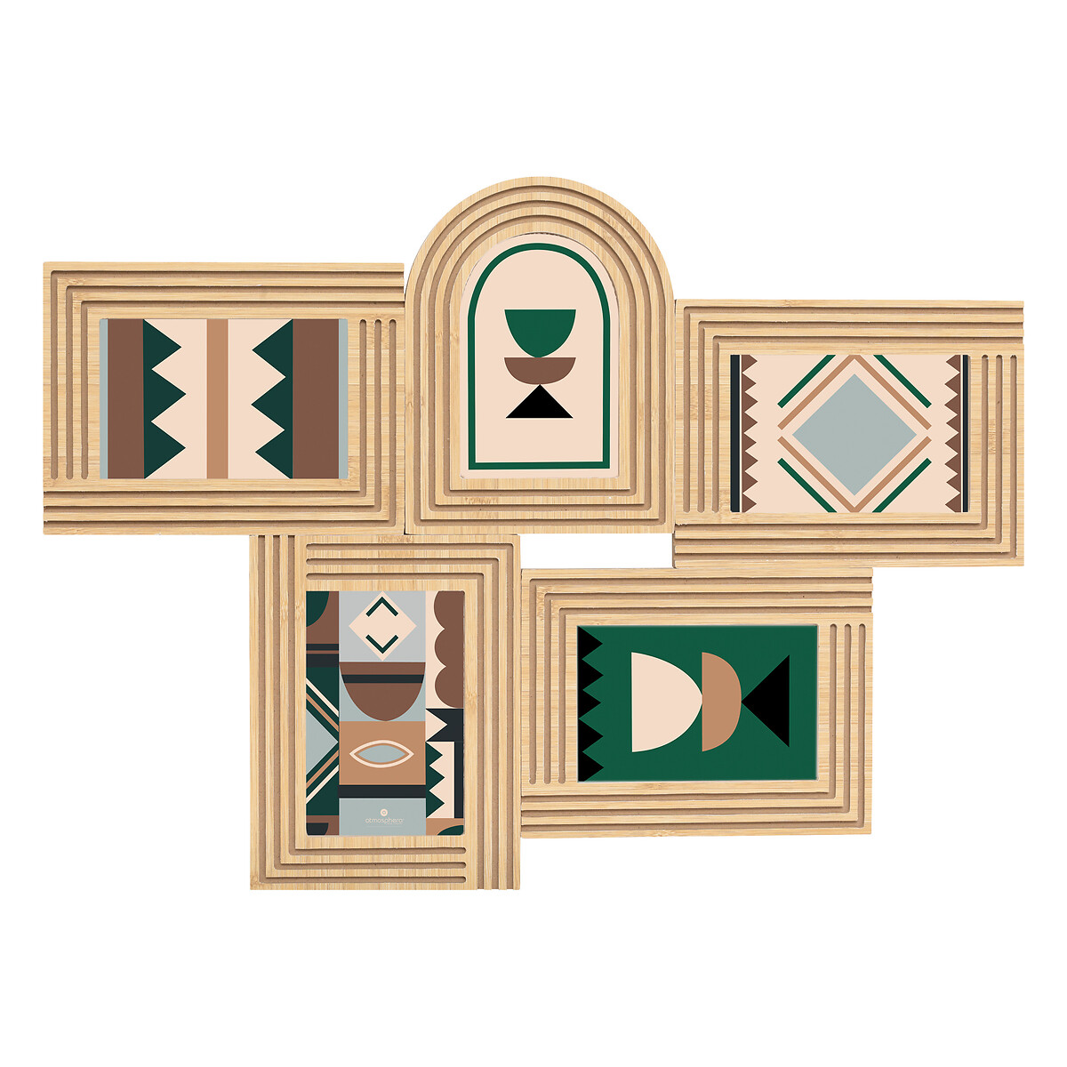 Photo board "Olivia" Wood, 5 photos