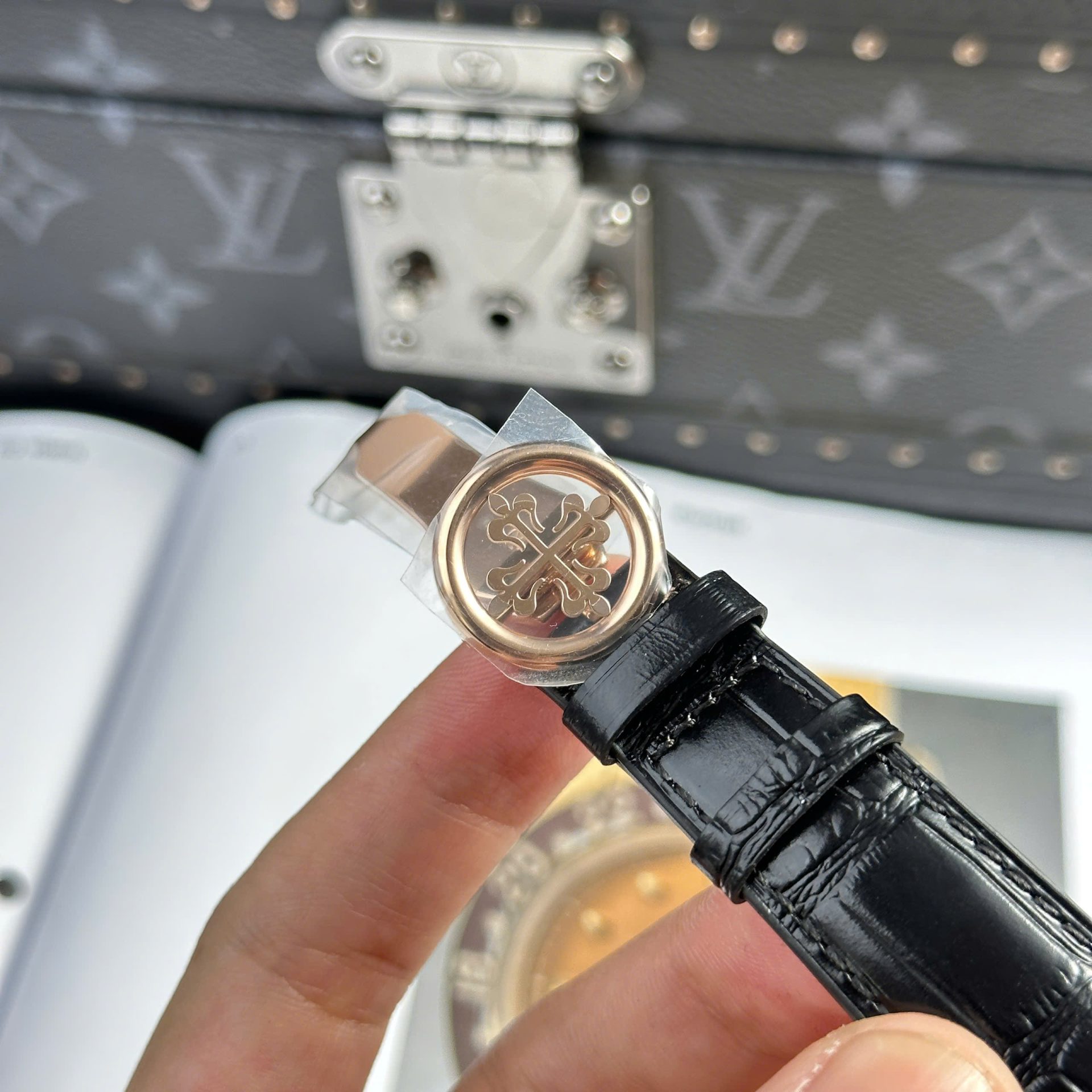 Patek Philippe Complications 5205R Replica 1:1 Watch Leather Strap 40mm - Top club