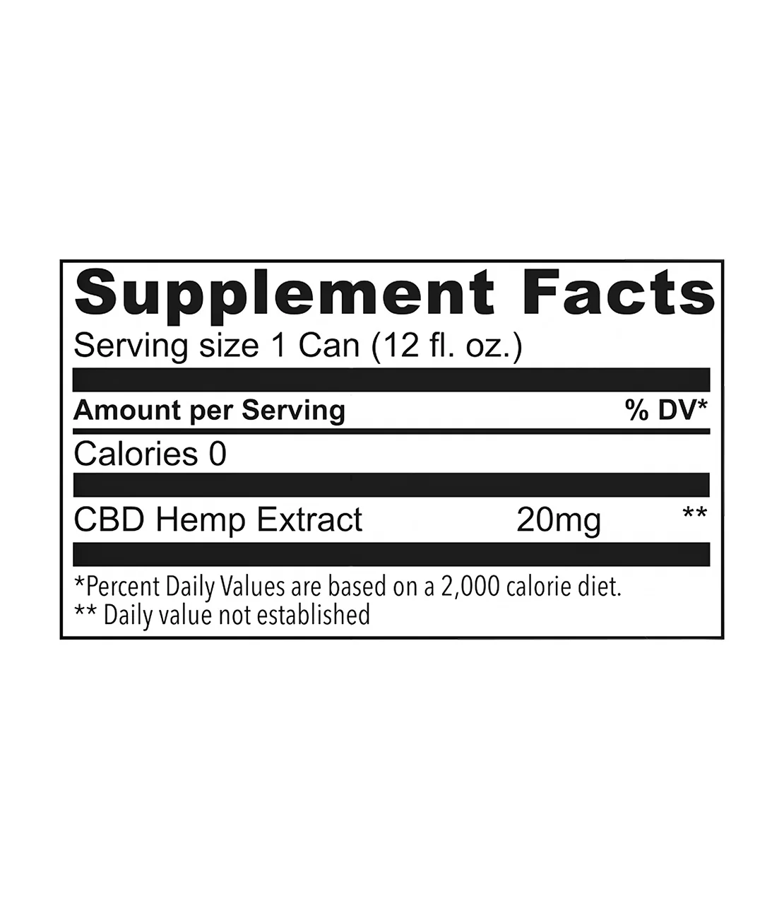 Orange Mango Sparkling Elixir – 20 MG CBD