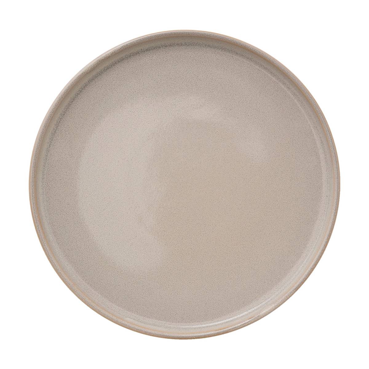 Flat plate "Unknown Land" D.26.7 cm, Beige